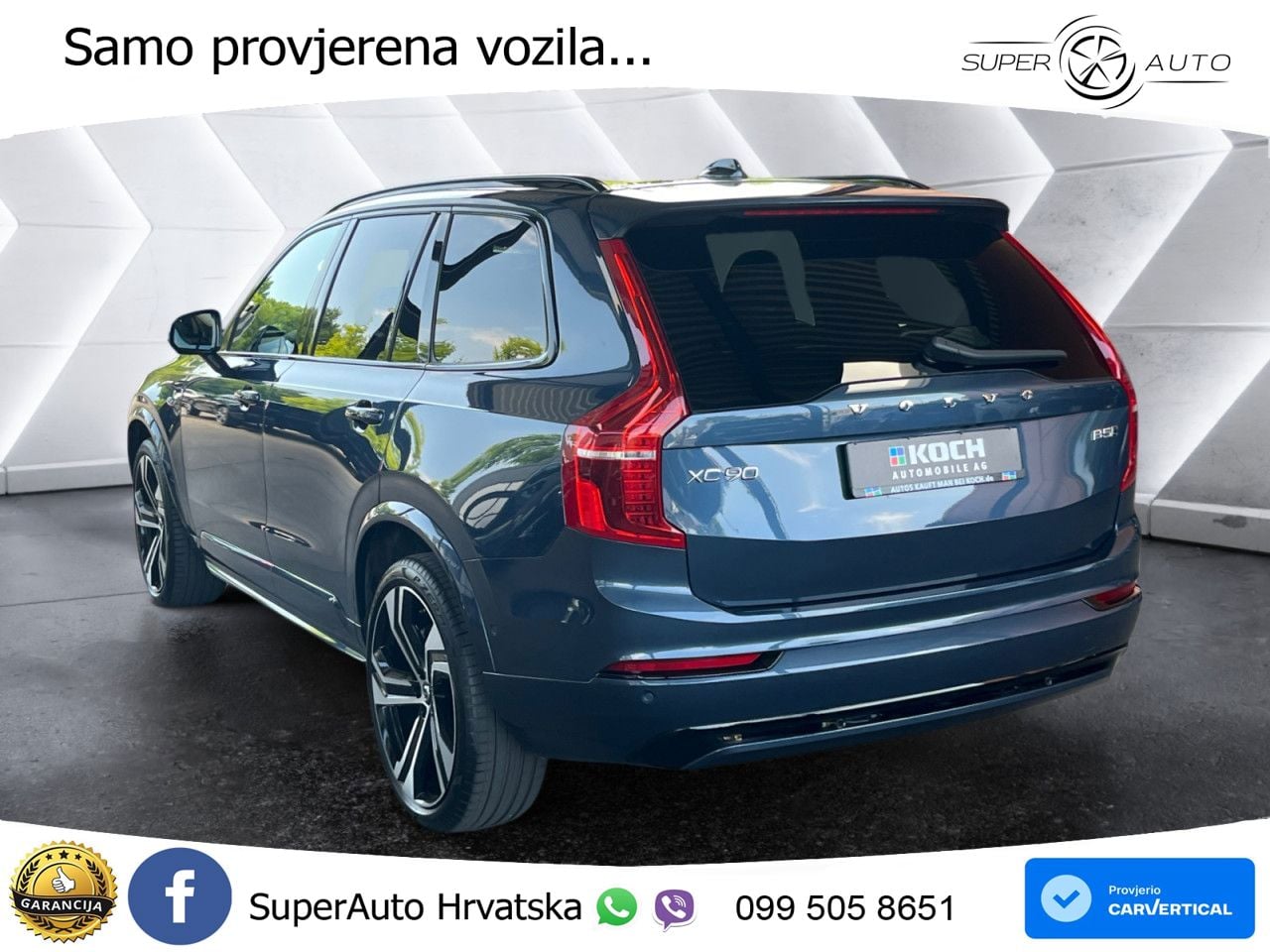 Volvo XC90 2.0 B5 Diesel AWD Automatic ZRAČNI+ACC+GR SJED+KAM+PANO