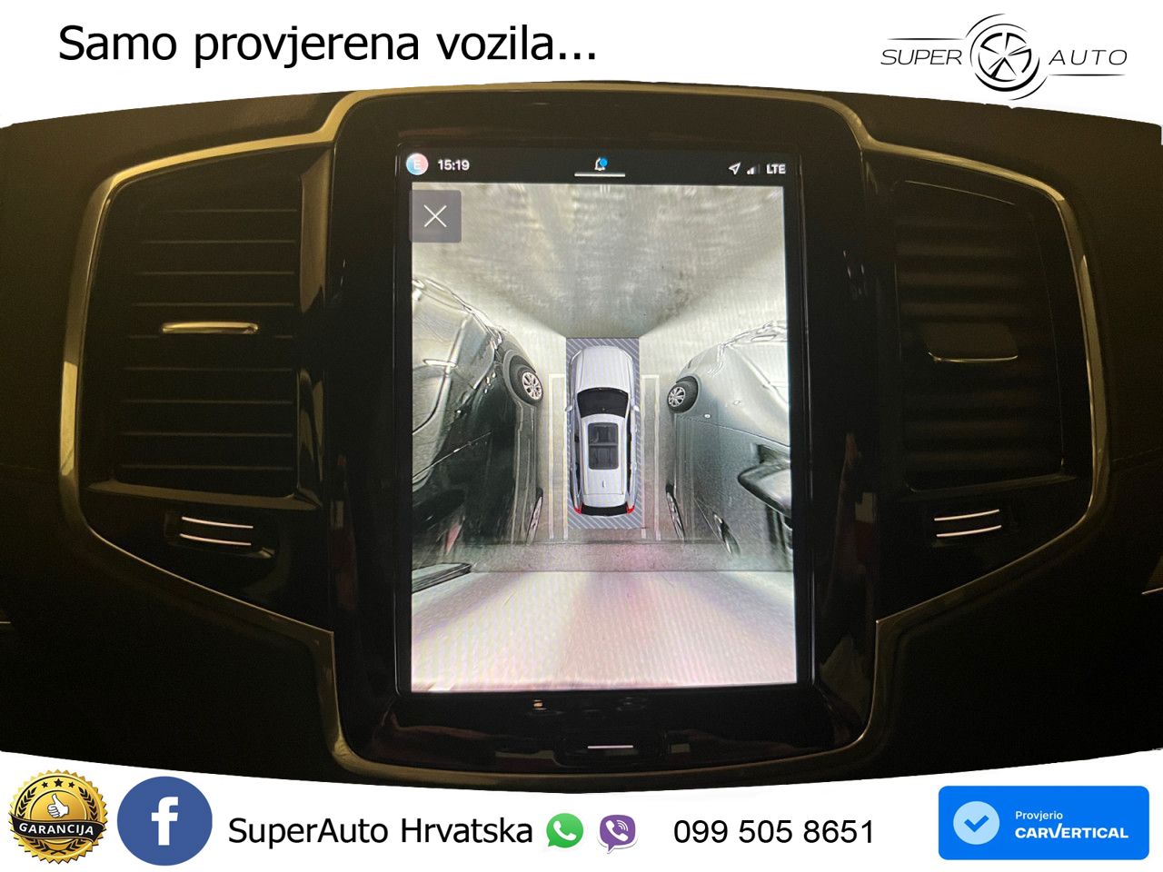 Volvo XC90 2.0 B5 Diesel AWD Automatic ZRAČNI+ACC+GR SJED+KAM+PANO