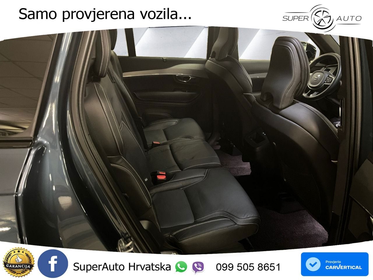 Volvo XC90 2.0 B5 Diesel AWD Automatic ZRAČNI+ACC+GR SJED+KAM+PANO