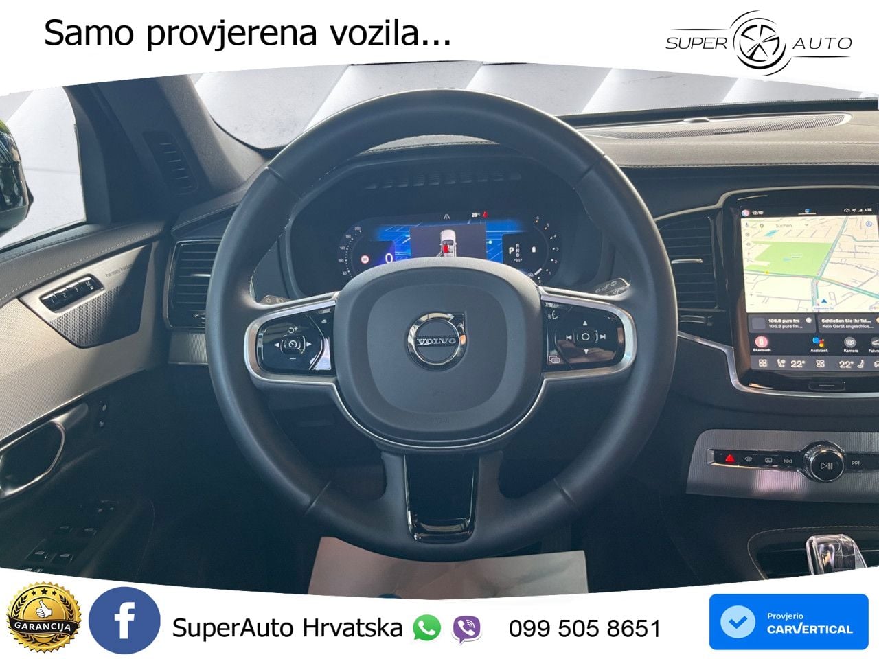 Volvo XC90 2.0 B5 Diesel AWD Automatic ZRAČNI+ACC+GR SJED+KAM+PANO