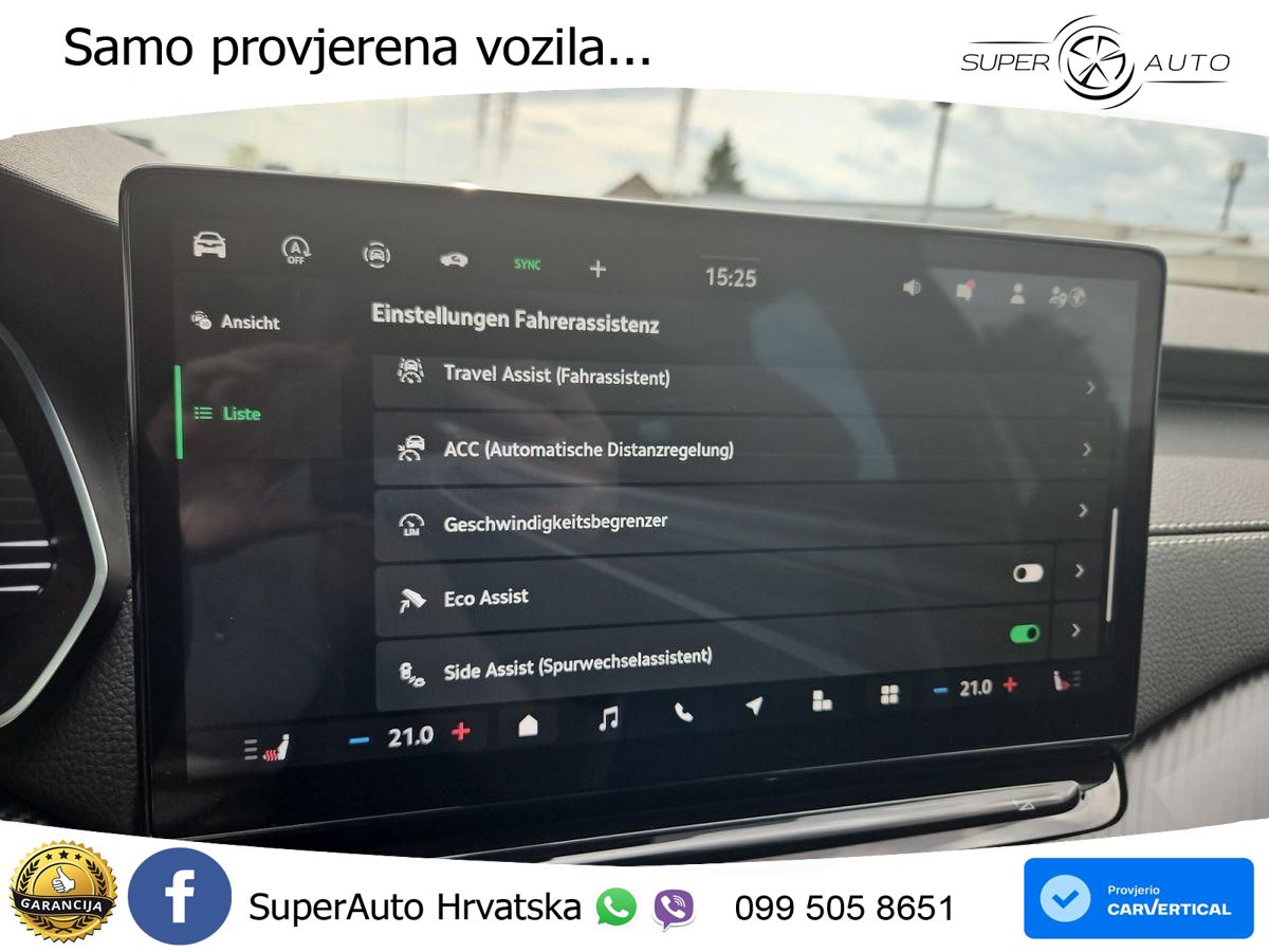 Škoda Octavia Combi 1.5 TSI (150 KS) DSG SportLine MATRIX+GR SJED+KAM