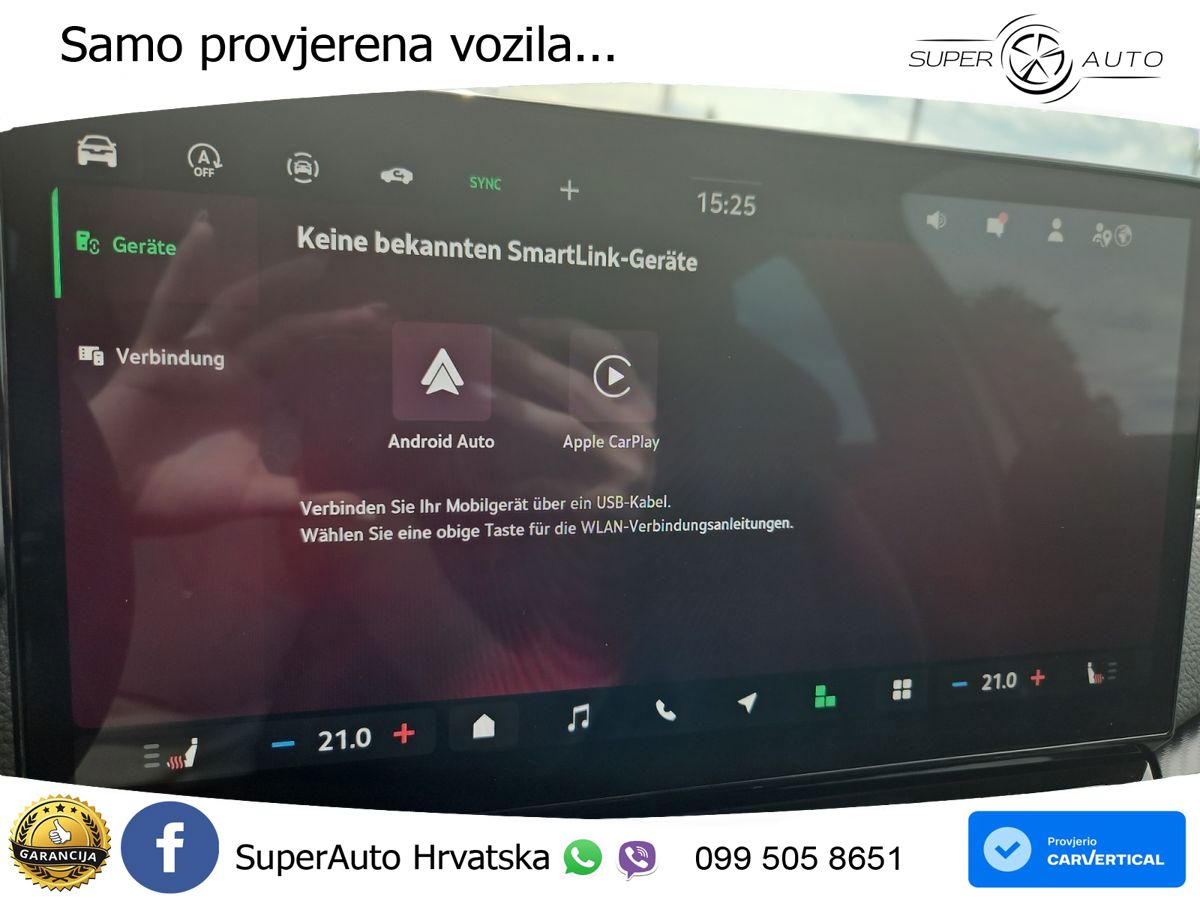 Škoda Octavia Combi 1.5 TSI (150 KS) DSG SportLine MATRIX+GR SJED+KAM