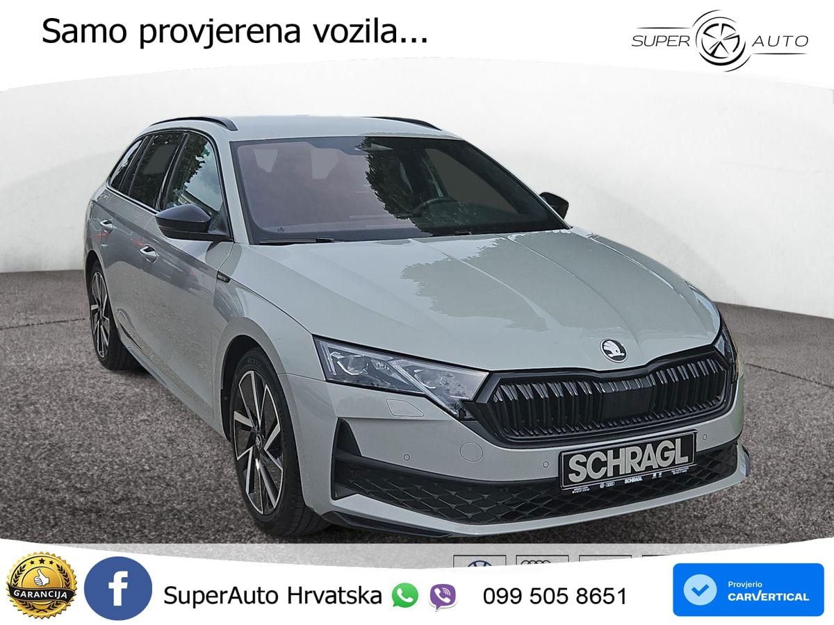 Škoda Octavia Combi 1.5 TSI (150 KS) DSG SportLine MATRIX+GR SJED+KAM