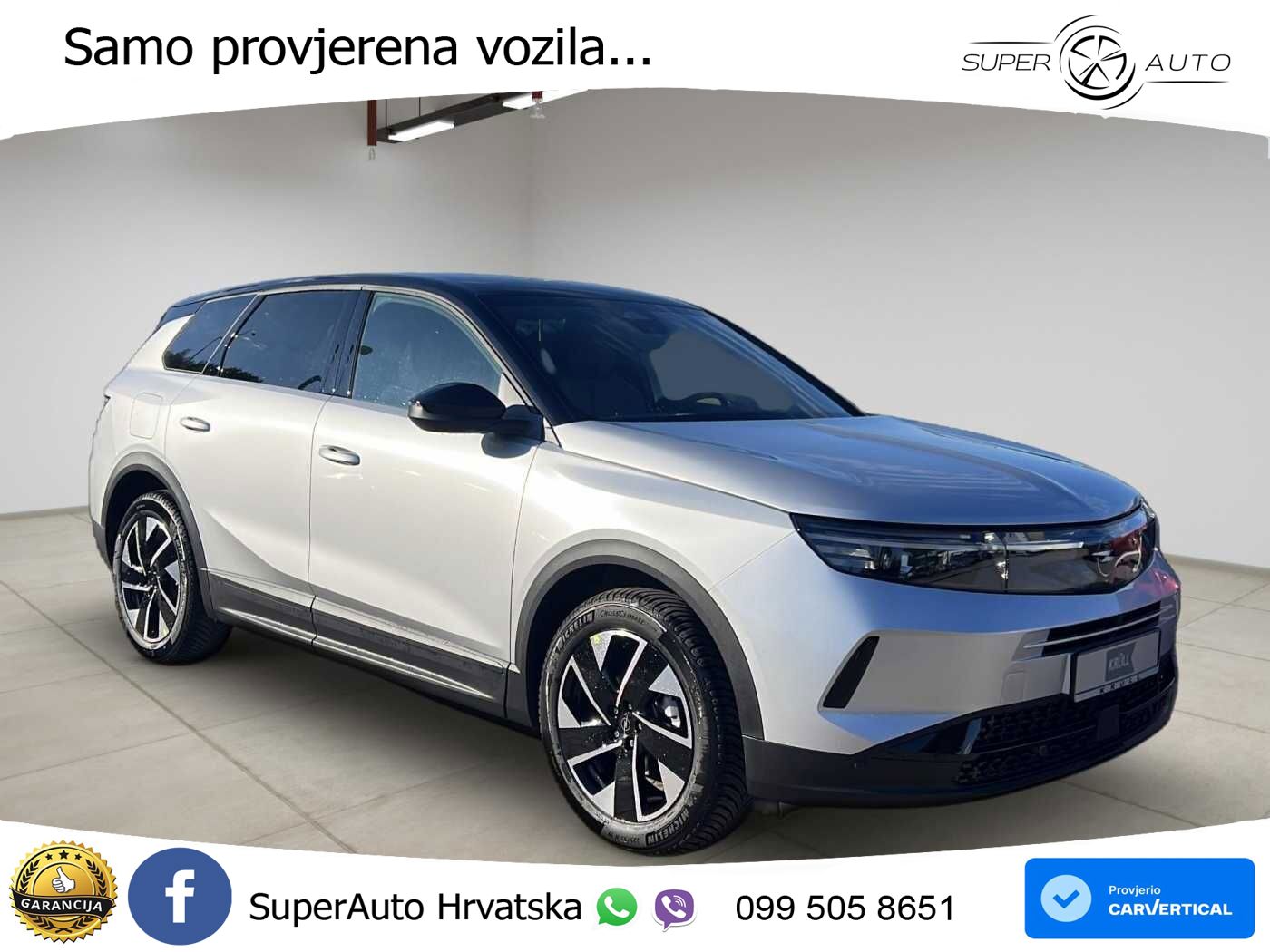 Opel Grandland 1.2 Turbo (145 KS) Hybrid eDCT GS LED+GR SJED+ACC