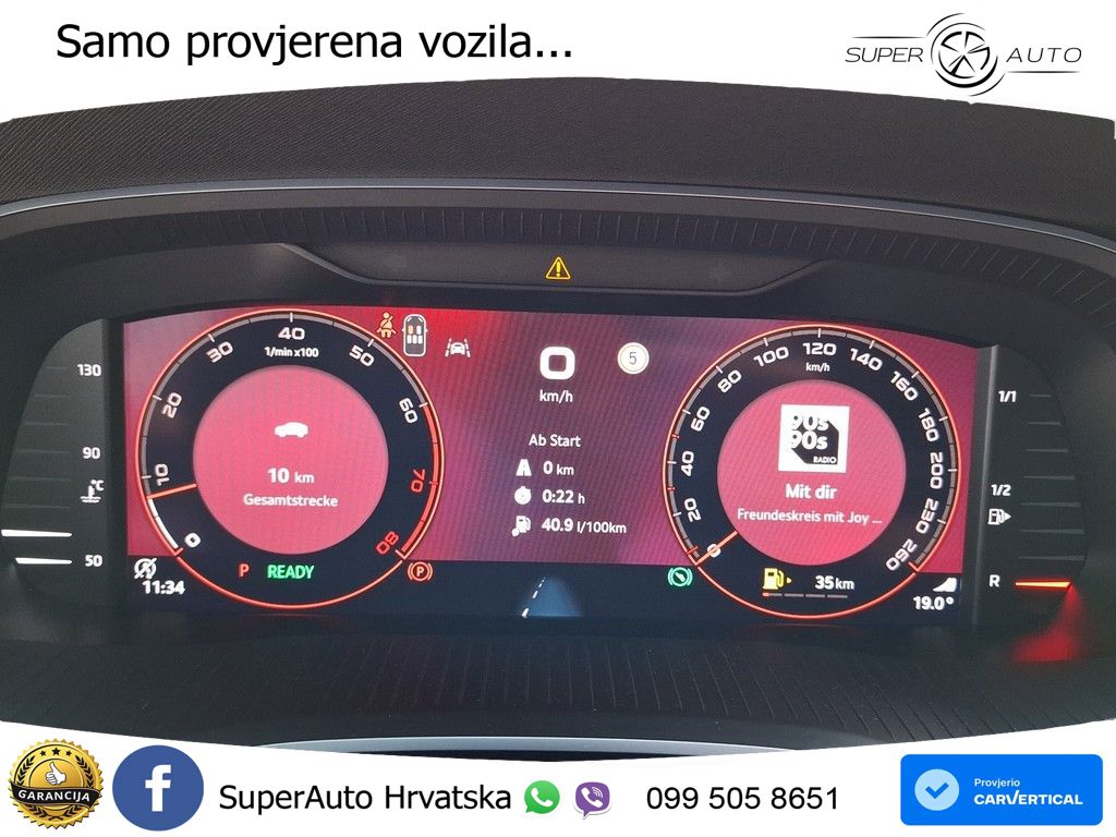 Škoda Octavia Combi 1.5 TSI (150 KS) DSG SportLine MATRIX+GR SJED+KAM