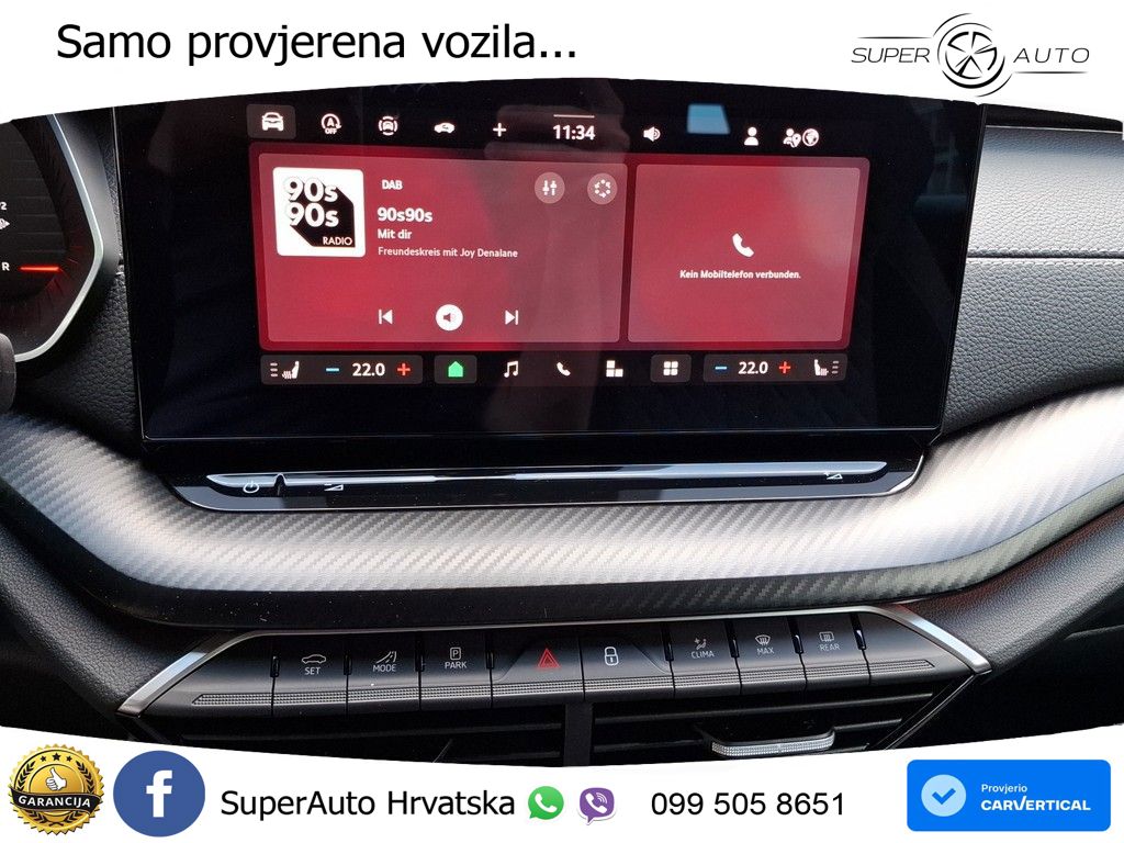 Škoda Octavia Combi 1.5 TSI (150 KS) DSG SportLine MATRIX+GR SJED+KAM