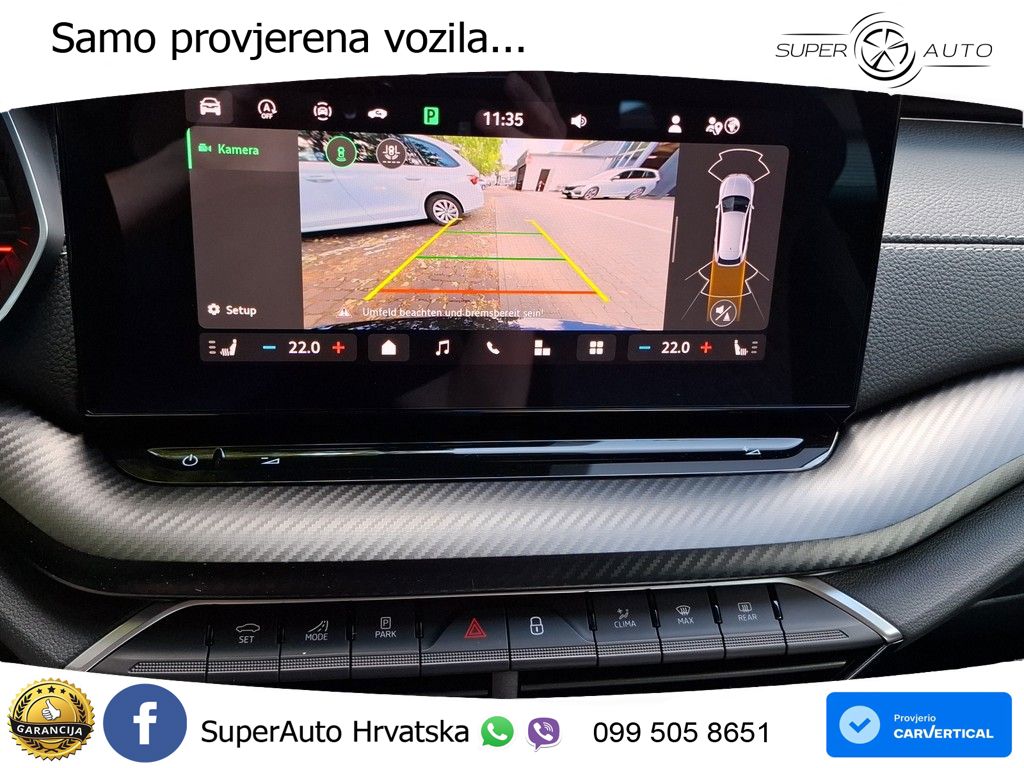 Škoda Octavia Combi 1.5 TSI (150 KS) DSG SportLine MATRIX+GR SJED+KAM