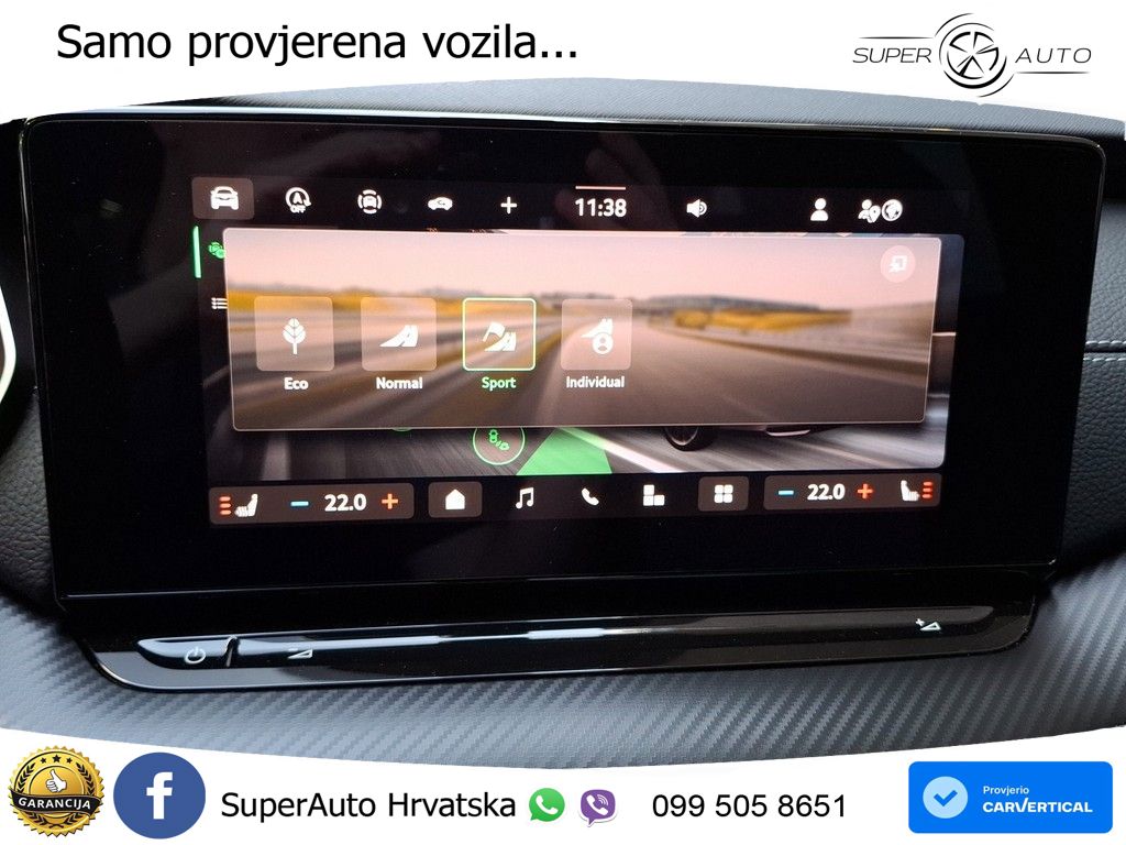 Škoda Octavia Combi 1.5 TSI (150 KS) DSG SportLine MATRIX+GR SJED+KAM