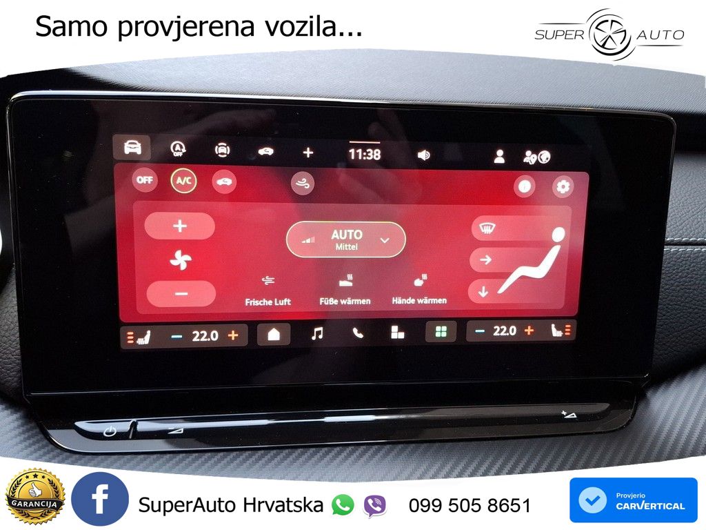 Škoda Octavia Combi 1.5 TSI (150 KS) DSG SportLine MATRIX+GR SJED+KAM