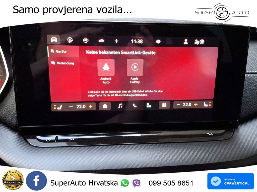 Škoda Octavia Combi 1.5 TSI (150 KS) DSG SportLine MATRIX+GR SJED+KAM