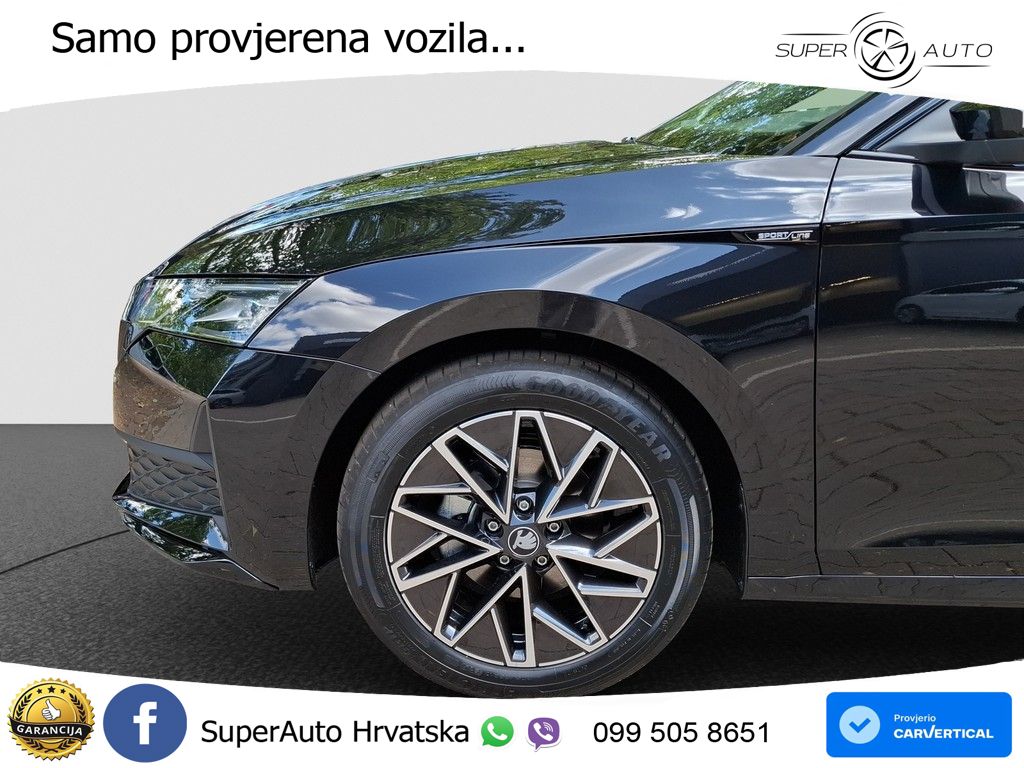 Škoda Octavia Combi 1.5 TSI (150 KS) DSG SportLine MATRIX+GR SJED+KAM