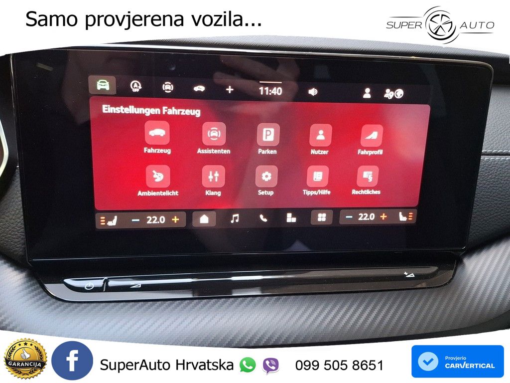 Škoda Octavia Combi 1.5 TSI (150 KS) DSG SportLine MATRIX+GR SJED+KAM