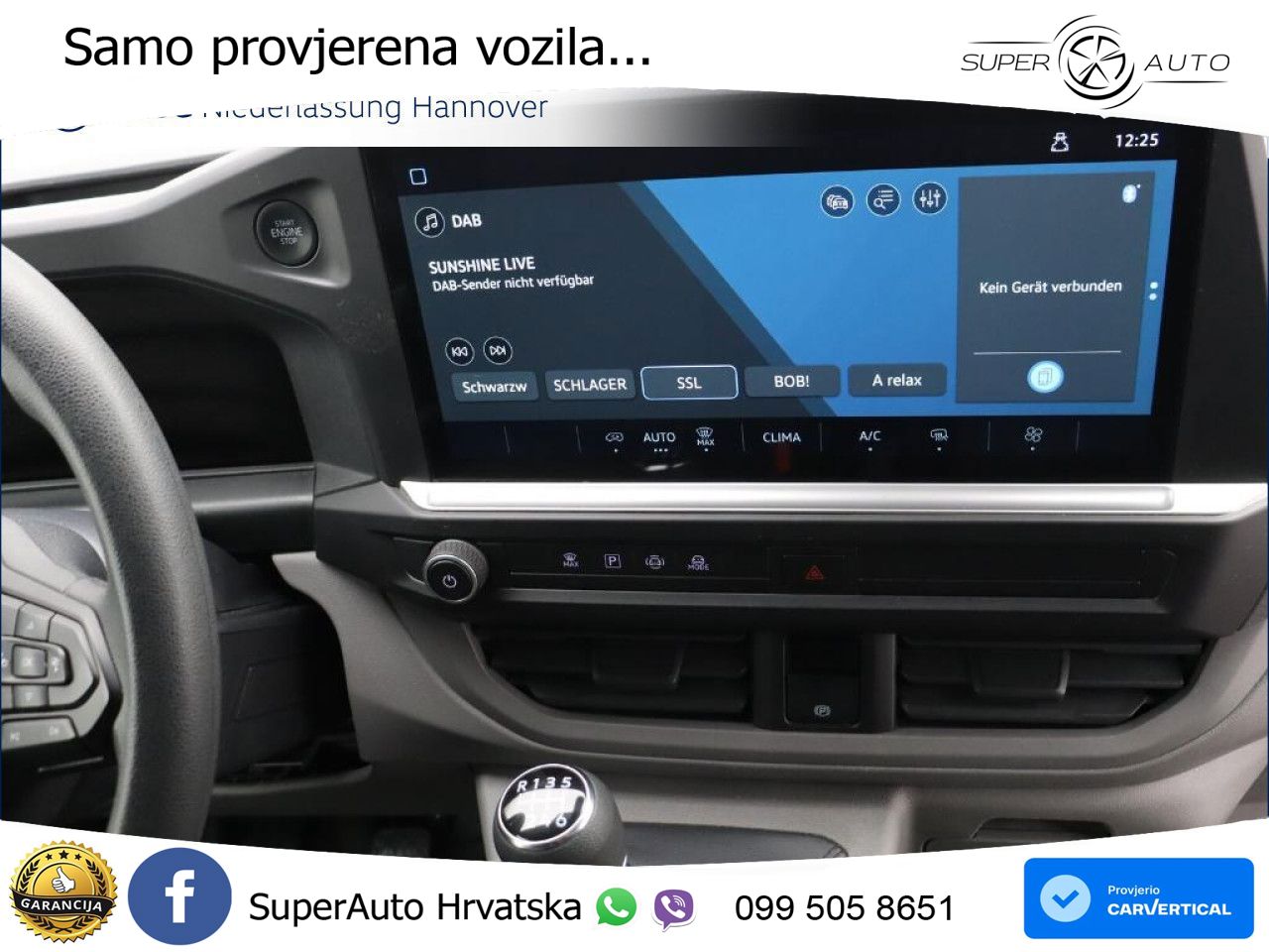 Volkswagen Transporter Kasten lang GJR Klima Kamera 150 KS