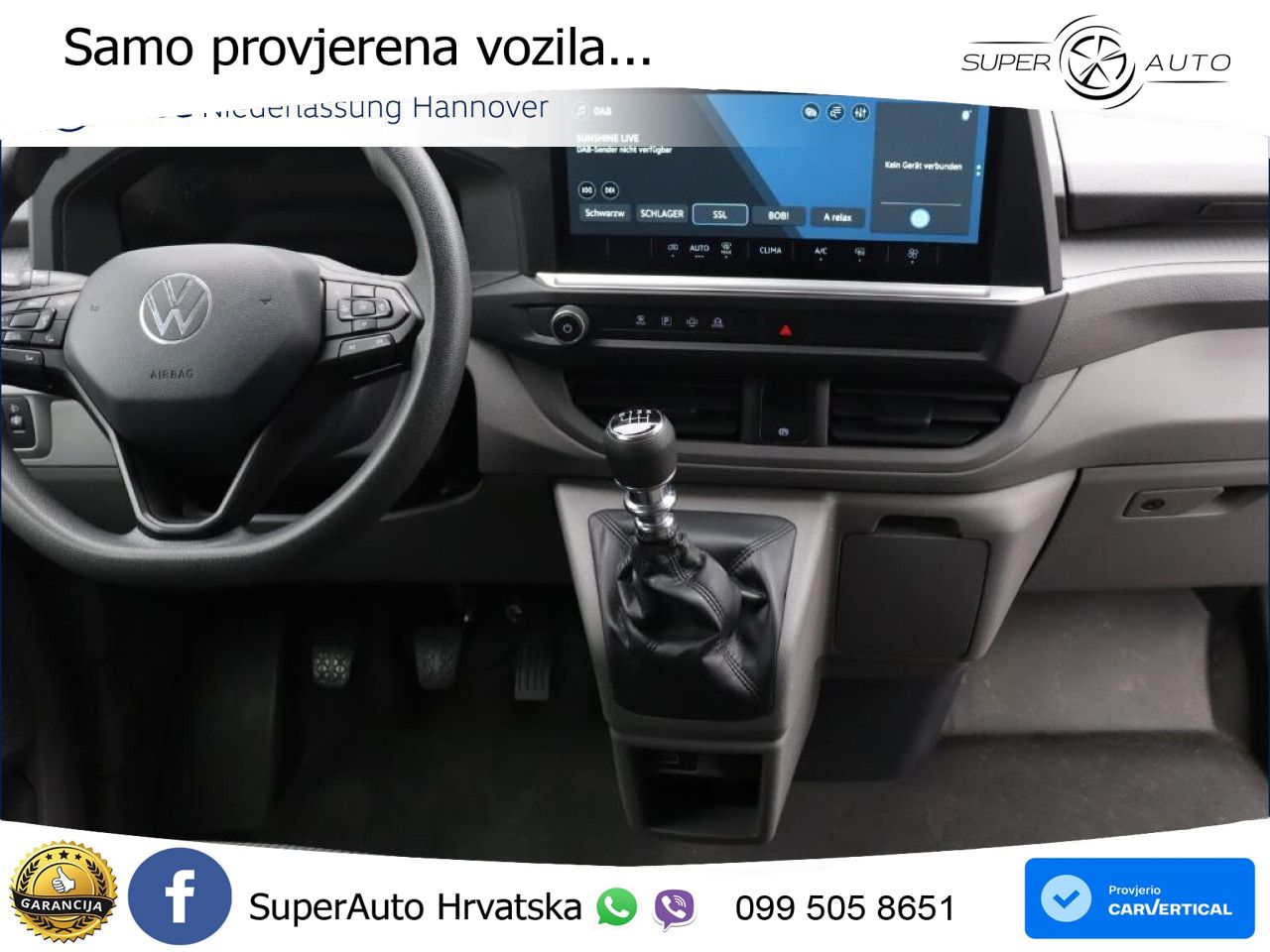 Volkswagen Transporter Kasten lang GJR Klima Kamera 150 KS