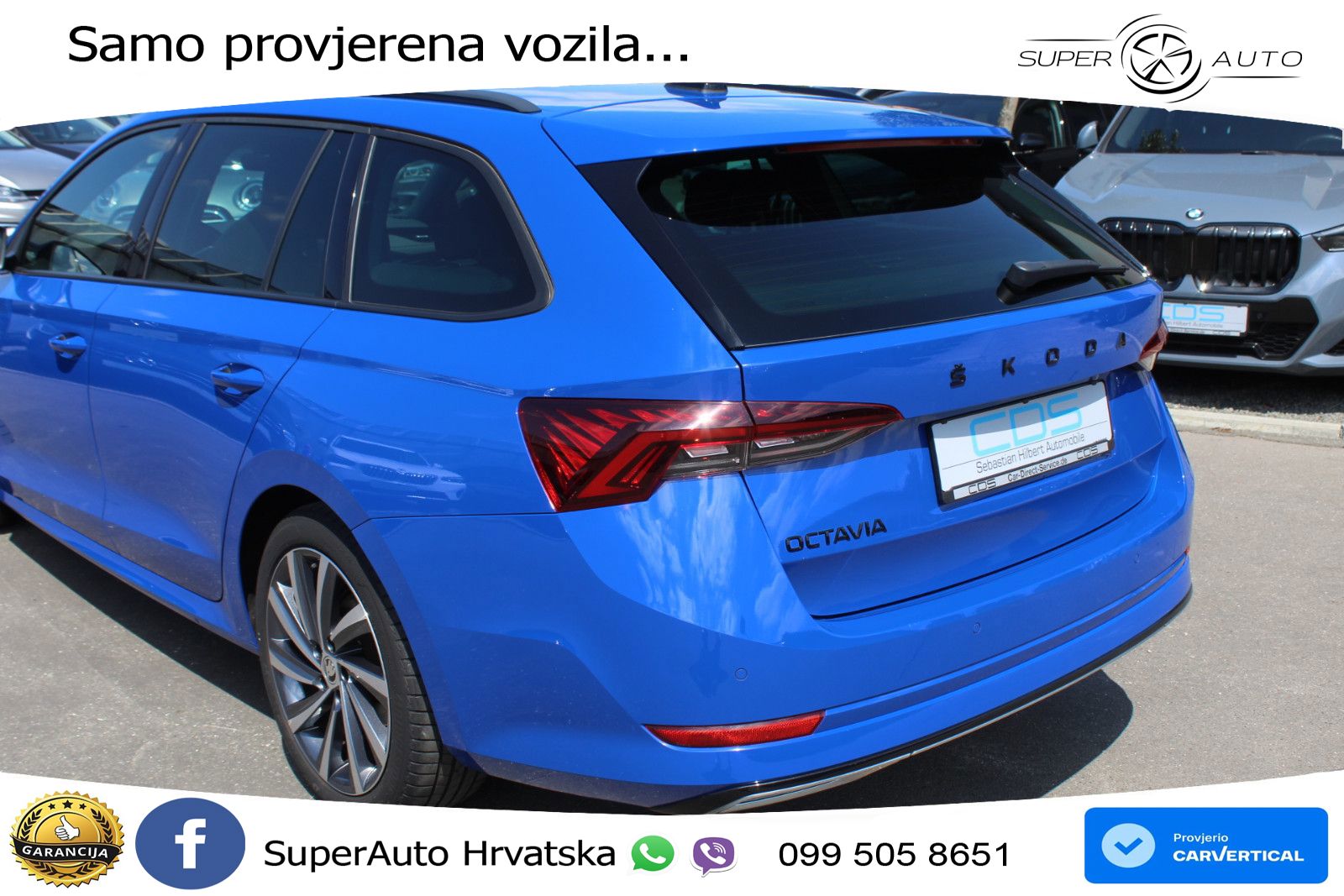 Škoda Octavia Combi 2.0 TSI (190 KS) 4x4 DSG SportLine LED+GR SJED+ACC