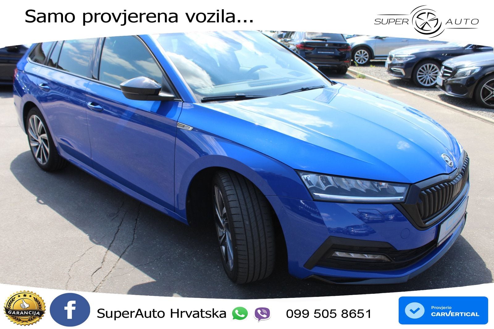 Škoda Octavia Combi 2.0 TSI (190 KS) 4x4 DSG SportLine LED+GR SJED+ACC