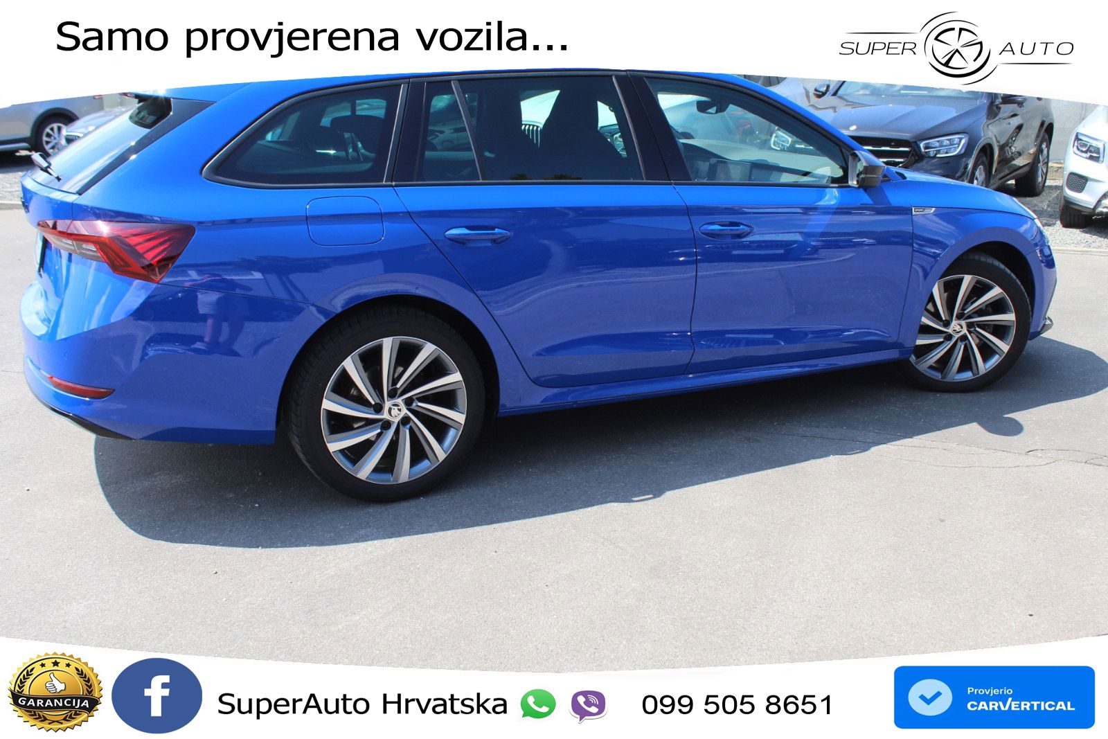 Škoda Octavia Combi 2.0 TSI (190 KS) 4x4 DSG SportLine LED+GR SJED+ACC