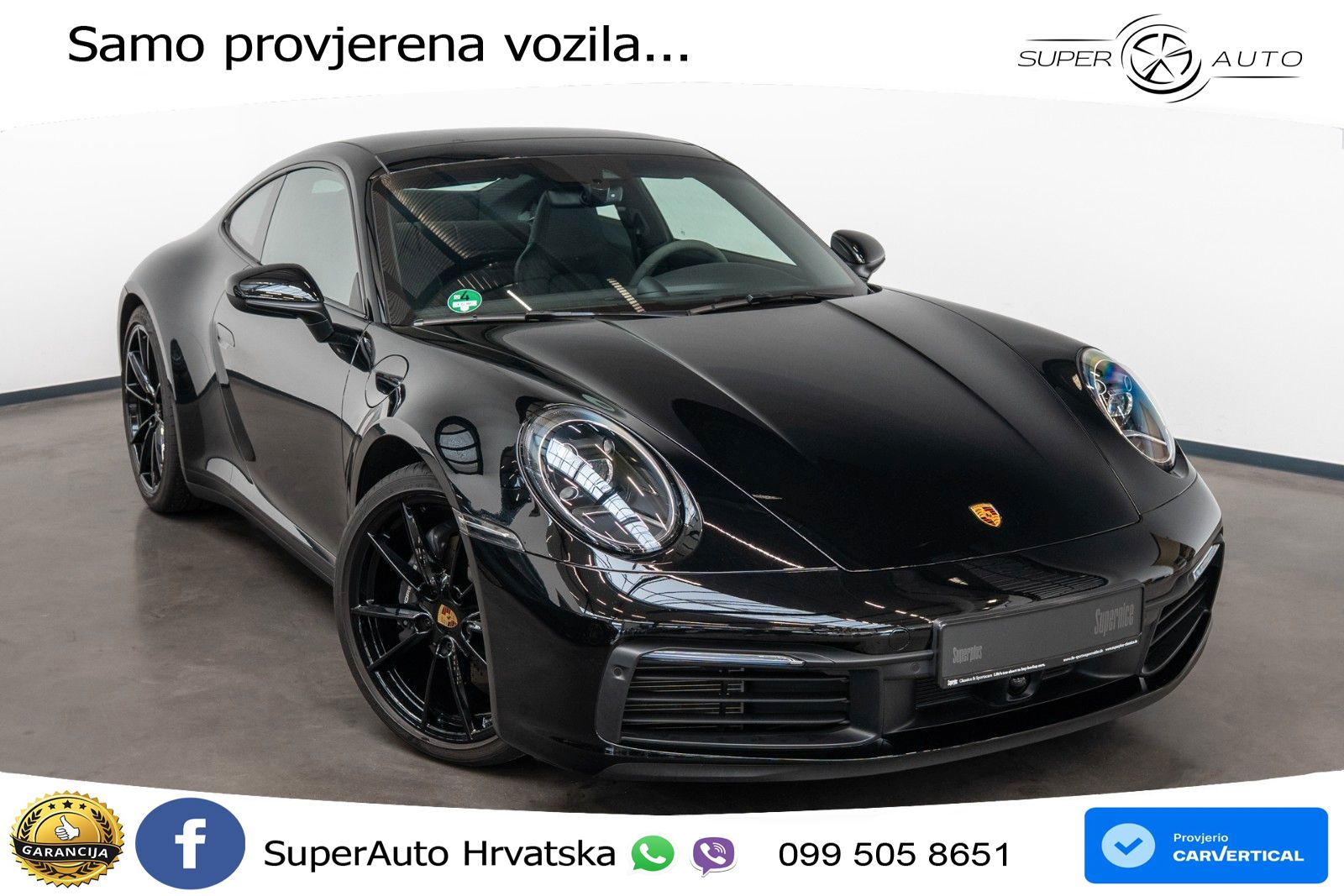 Porsche 911 Carrera 3.0 (385 KS) PDK ZRAČNI+ACC+GR SJED+KAM