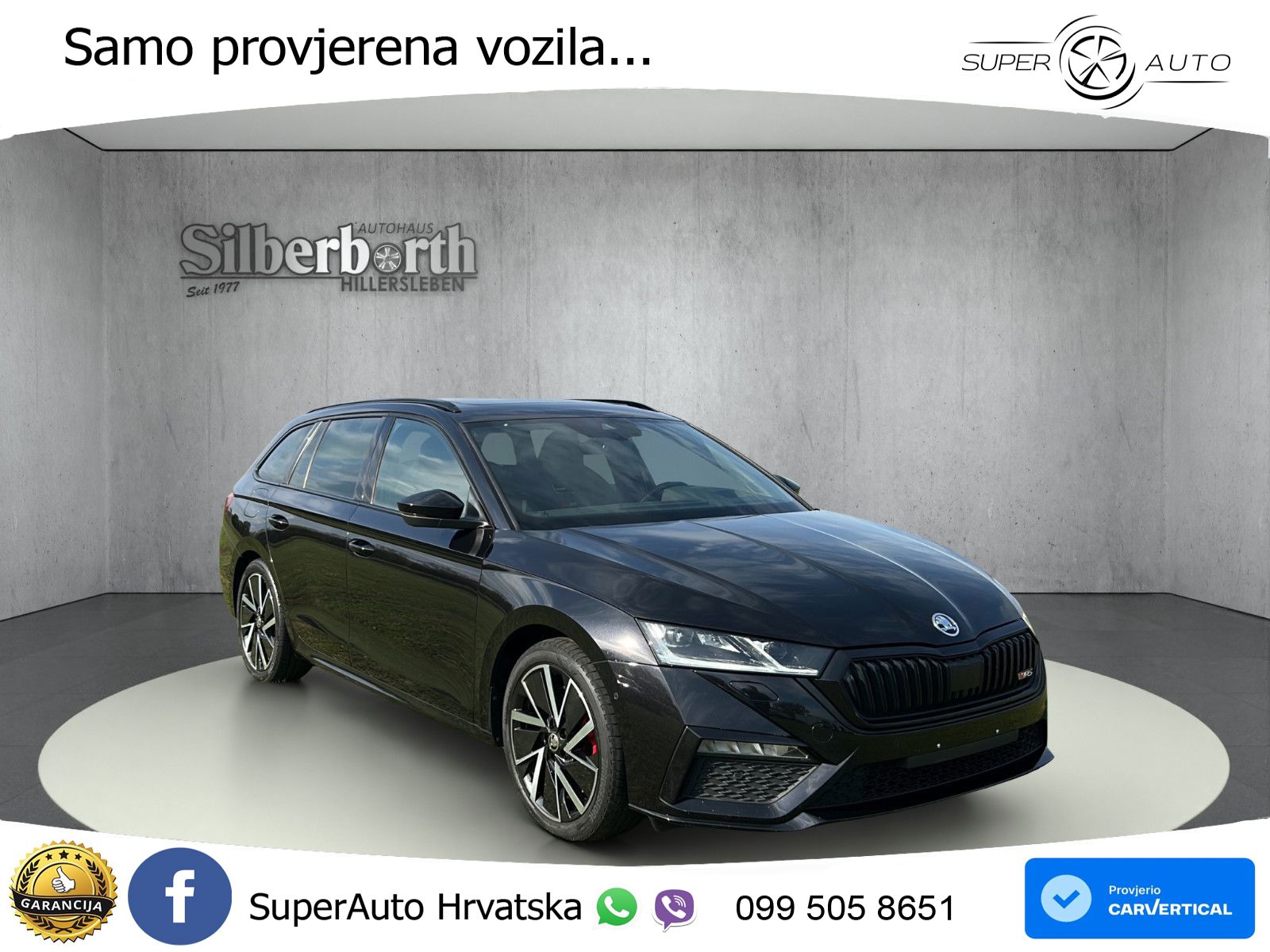Škoda Octavia Combi RS 2.0 TSI (245 KS) DSG LED+GR SJED+ACC