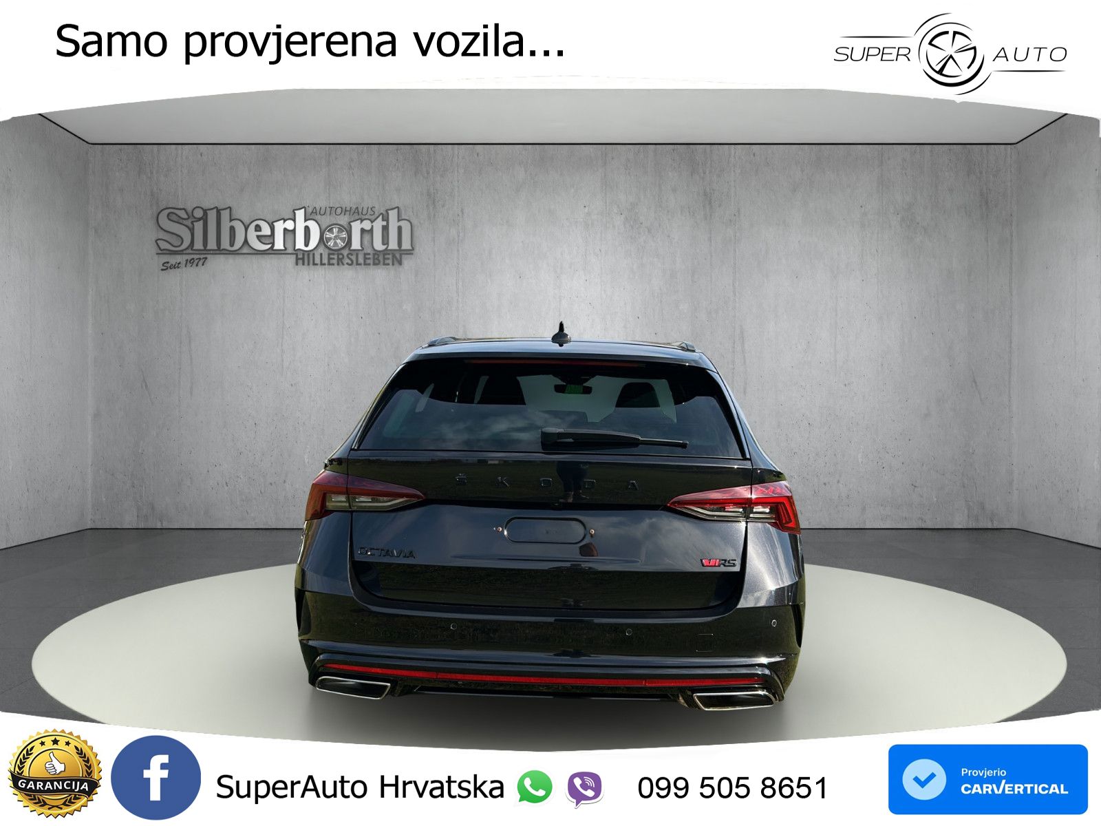 Škoda Octavia Combi RS 2.0 TSI (245 KS) DSG LED+GR SJED+ACC