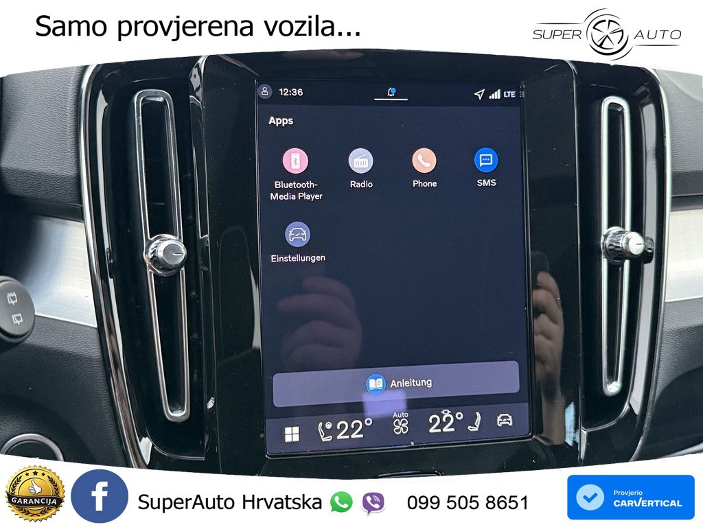 Volvo XC40 2.0 B4 AWD 197 KS Automatic ACC+GR SJED+360+PANO