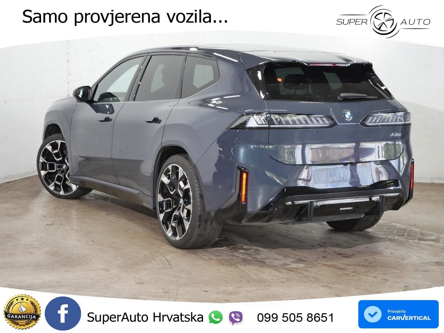 BMW iX3 50 108.7 kWh (469 KS) xDrive M Sport LED+GR SJED+ACC