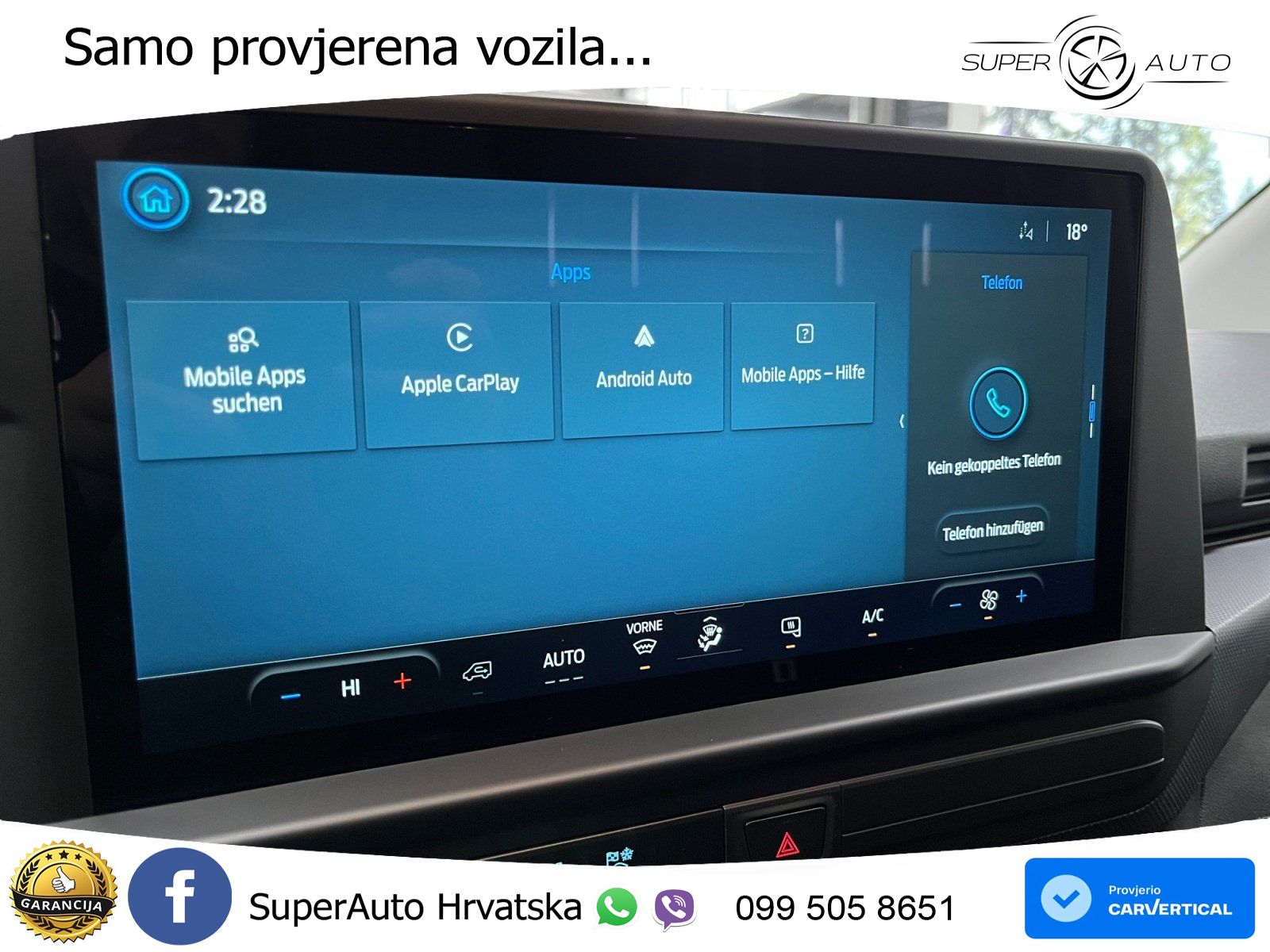 Ford Transit Custom Trend2.0 EcoBlue 320 L1 Tempomat 136 KS