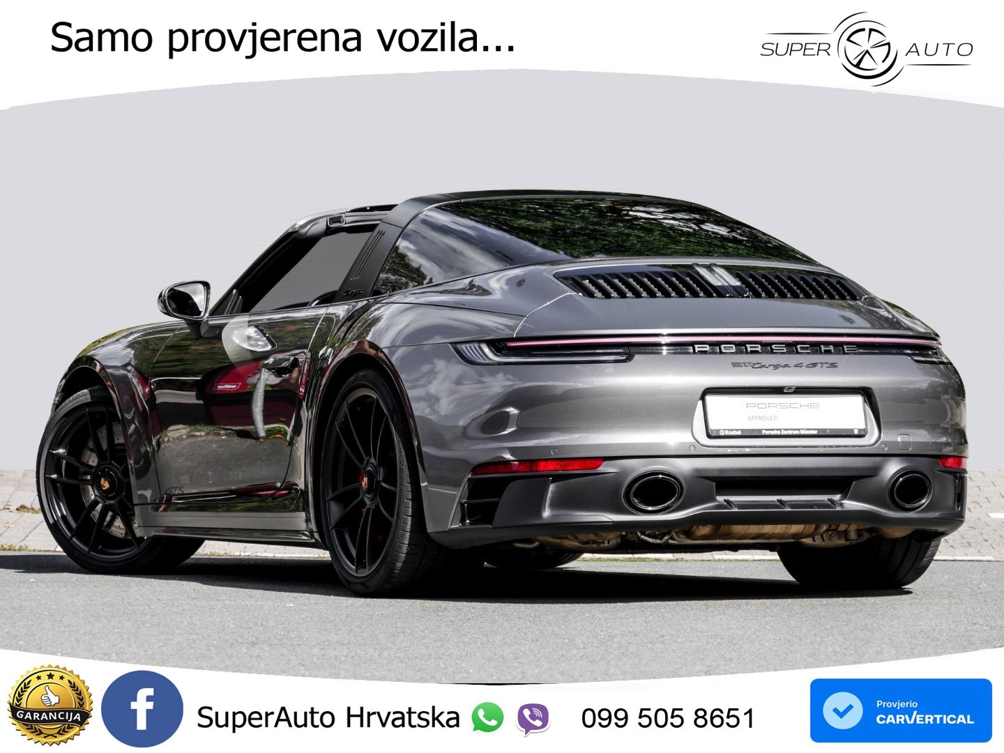 Porsche 911 Targa 4 GTS 3.0 (480 KS) PDK MATRIX+GR SJED+KAM