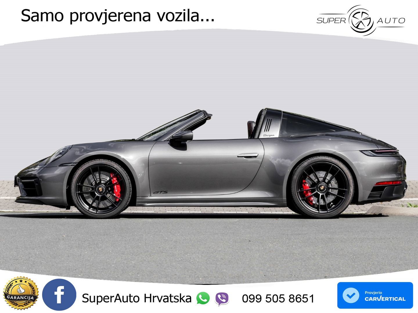 Porsche 911 Targa 4 GTS 3.0 (480 KS) PDK MATRIX+GR SJED+KAM