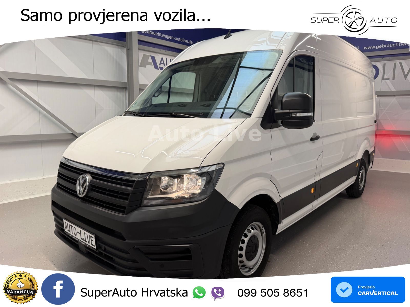 Volkswagen Crafter 35TDI*MITTEL-HOCH*KLIMA*NAVI*KAMERA*TEMP 140 KS