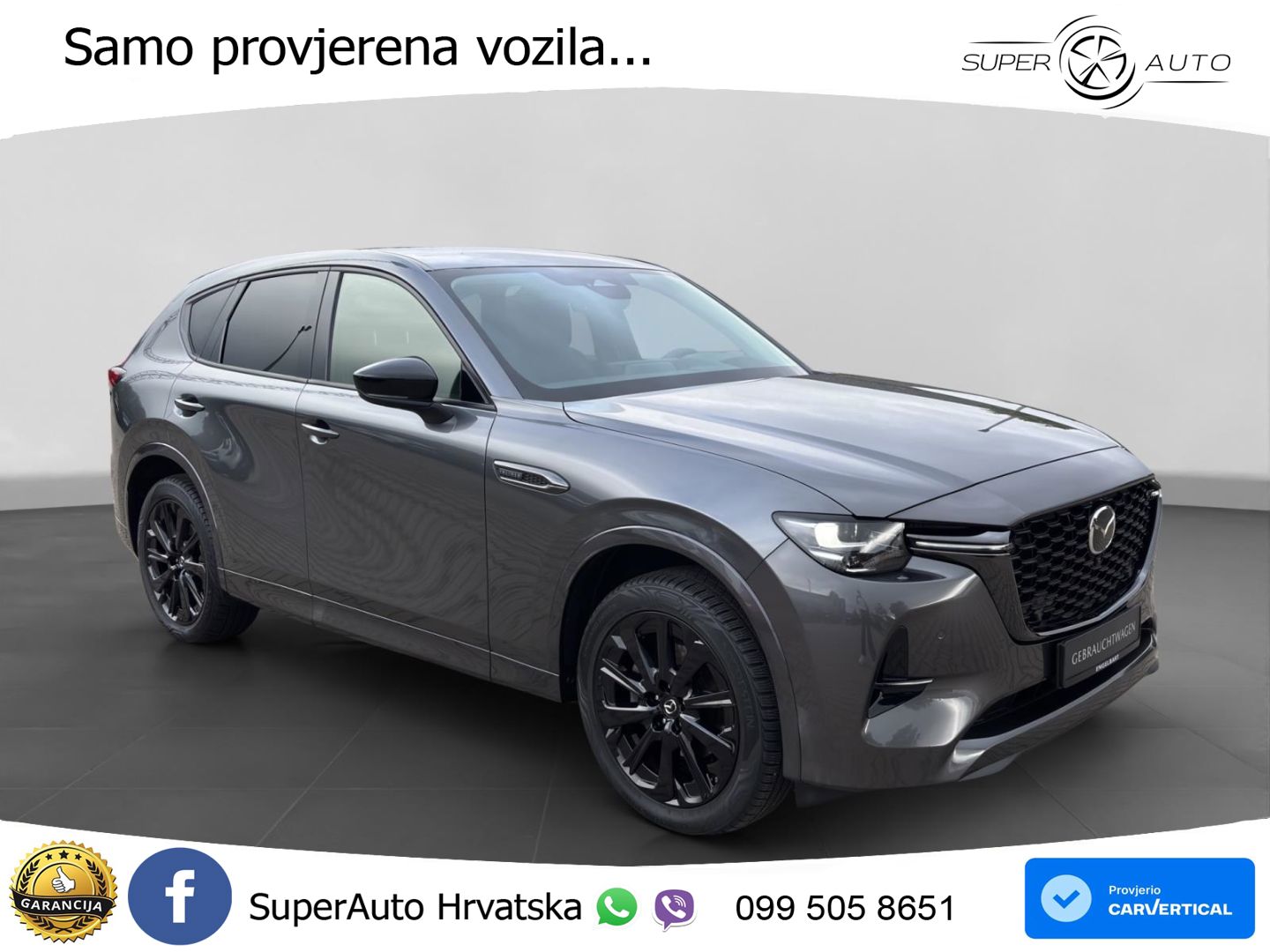Mazda CX-60 3.3 e-Skyactiv D (254 KS) AWD Automatic MATRIX+GR SJED+KAM