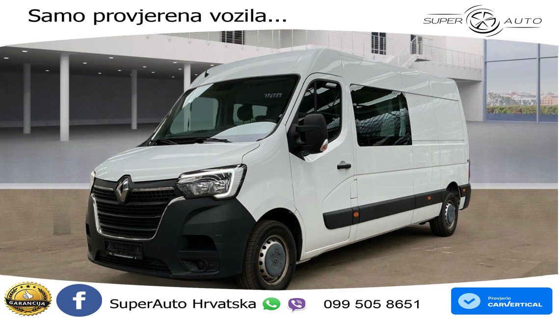 Renault Master III L3H2 DOKA MIXTO KLIMA 7-SITZER 1HAND 150 KS