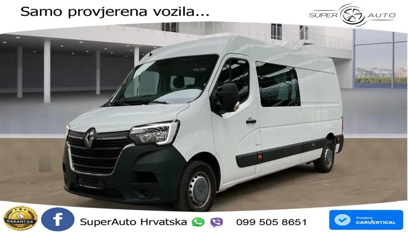 Renault Master III L3H2 DOKA MIXTO KLIMA 7-SITZER 1HAND 150 KS