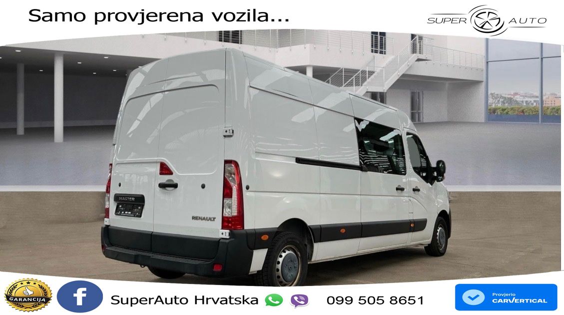 Renault Master III L3H2 DOKA MIXTO KLIMA 7-SITZER 1HAND 150 KS
