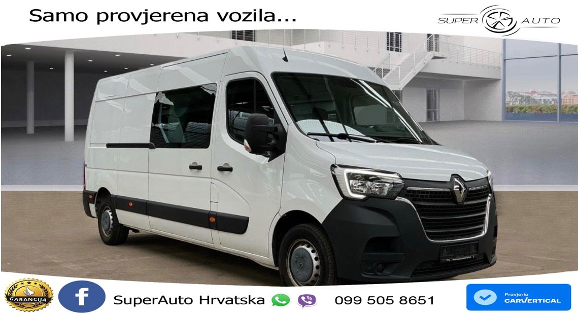 Renault Master III L3H2 DOKA MIXTO KLIMA 7-SITZER 1HAND 150 KS
