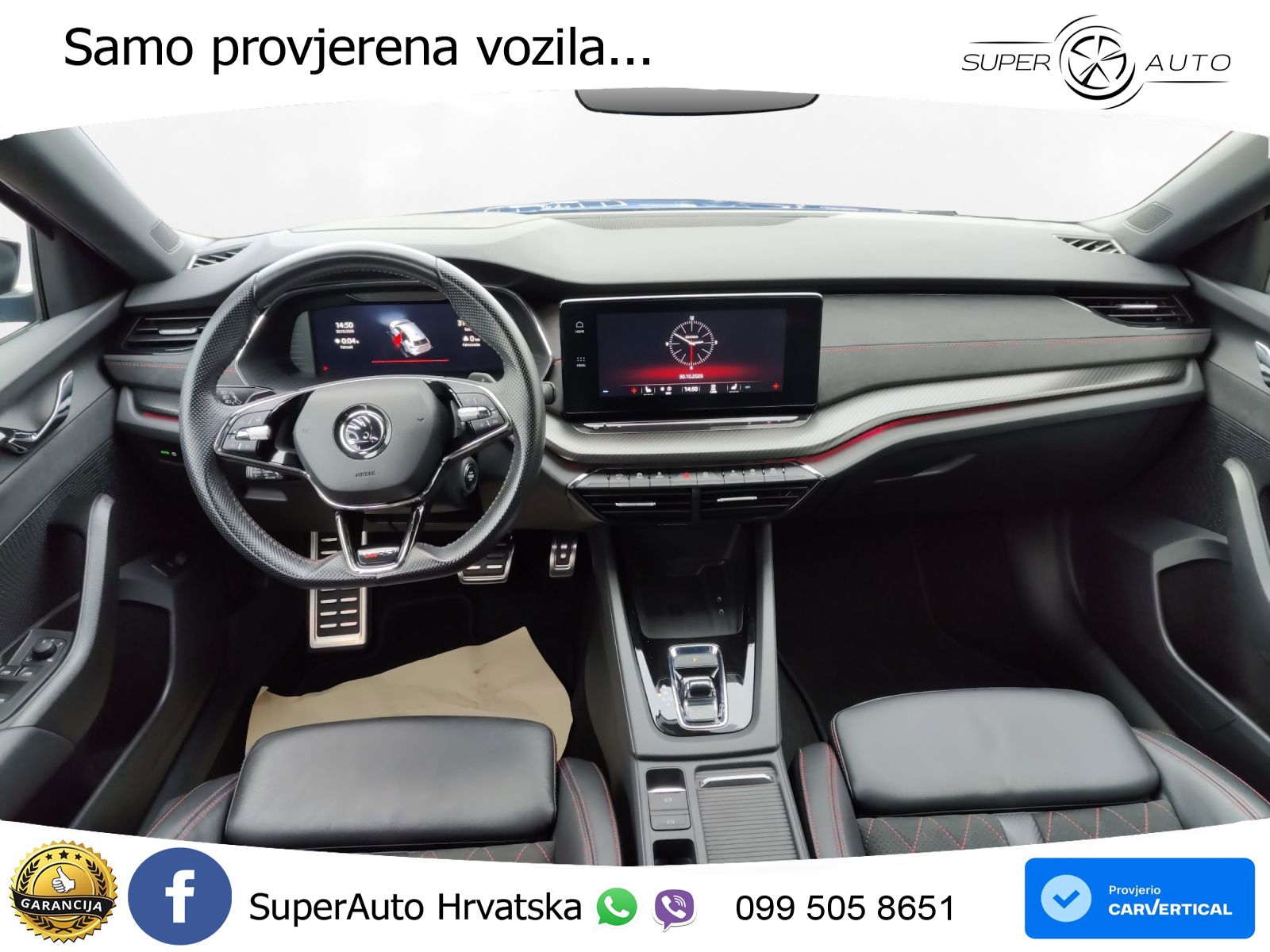 Škoda Octavia Combi RS 2.0 TDI (200 KS) DSG LED+GR SJED+ACC
