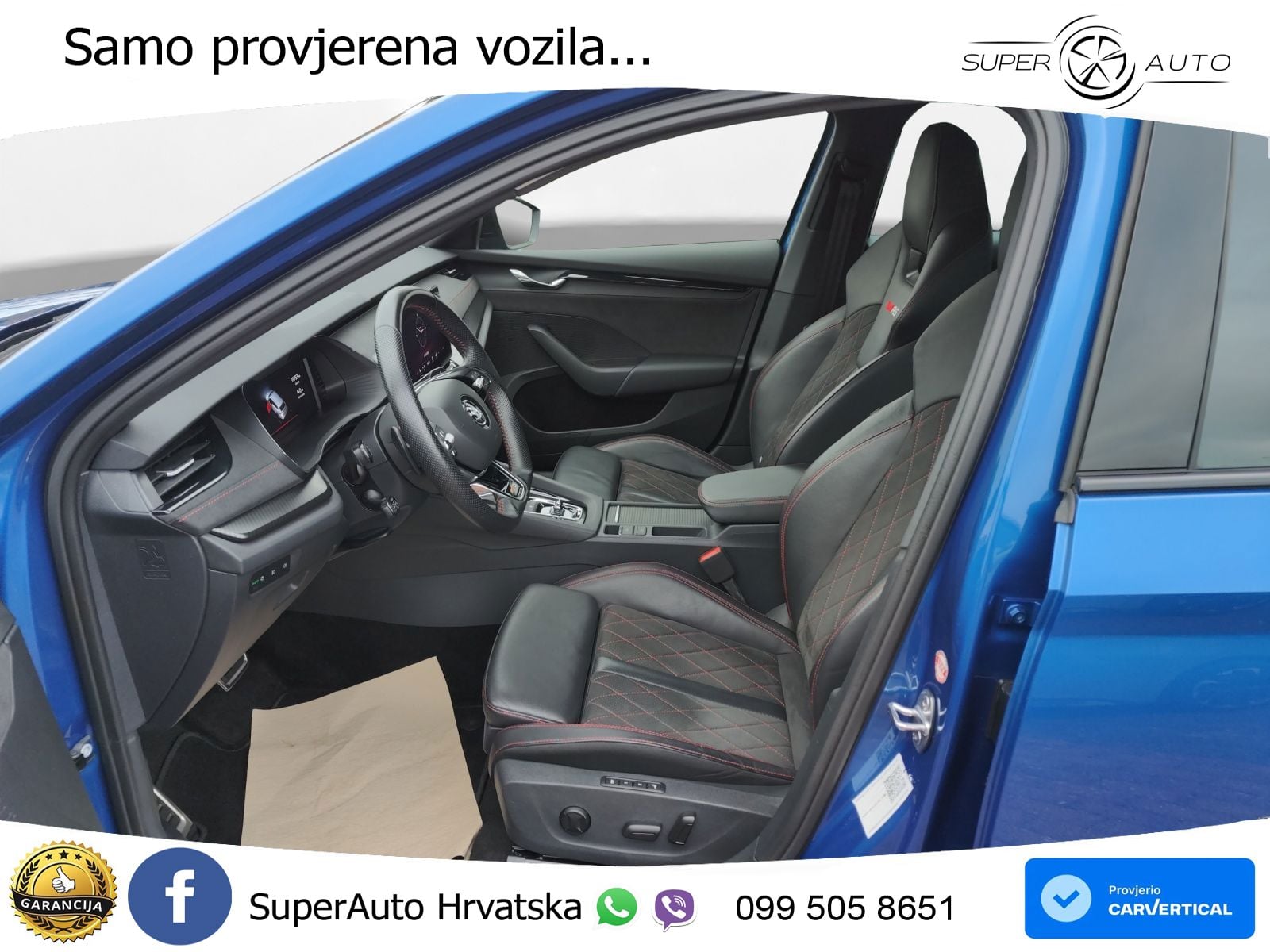 Škoda Octavia Combi RS 2.0 TDI (200 KS) DSG LED+GR SJED+ACC