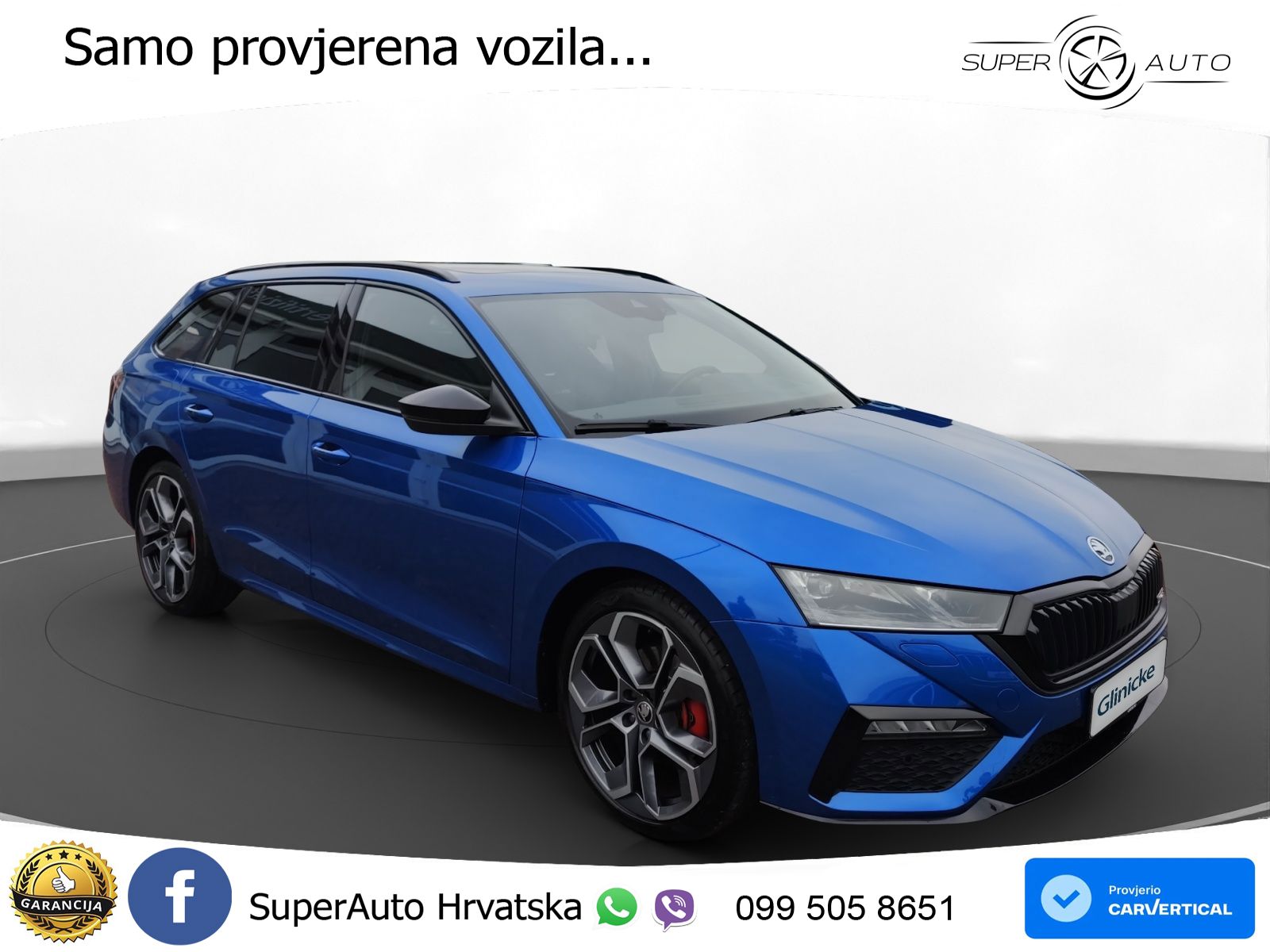Škoda Octavia Combi RS 2.0 TDI (200 KS) DSG LED+GR SJED+ACC