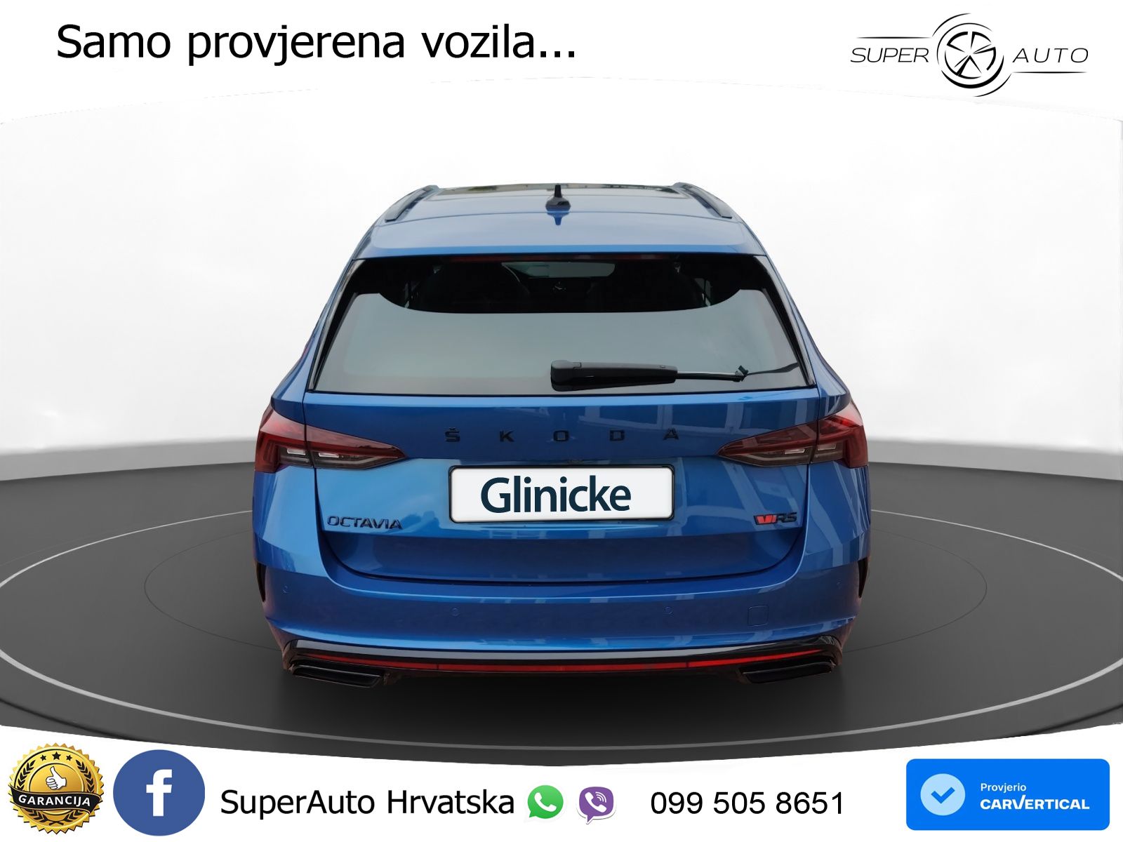 Škoda Octavia Combi RS 2.0 TDI (200 KS) DSG LED+GR SJED+ACC