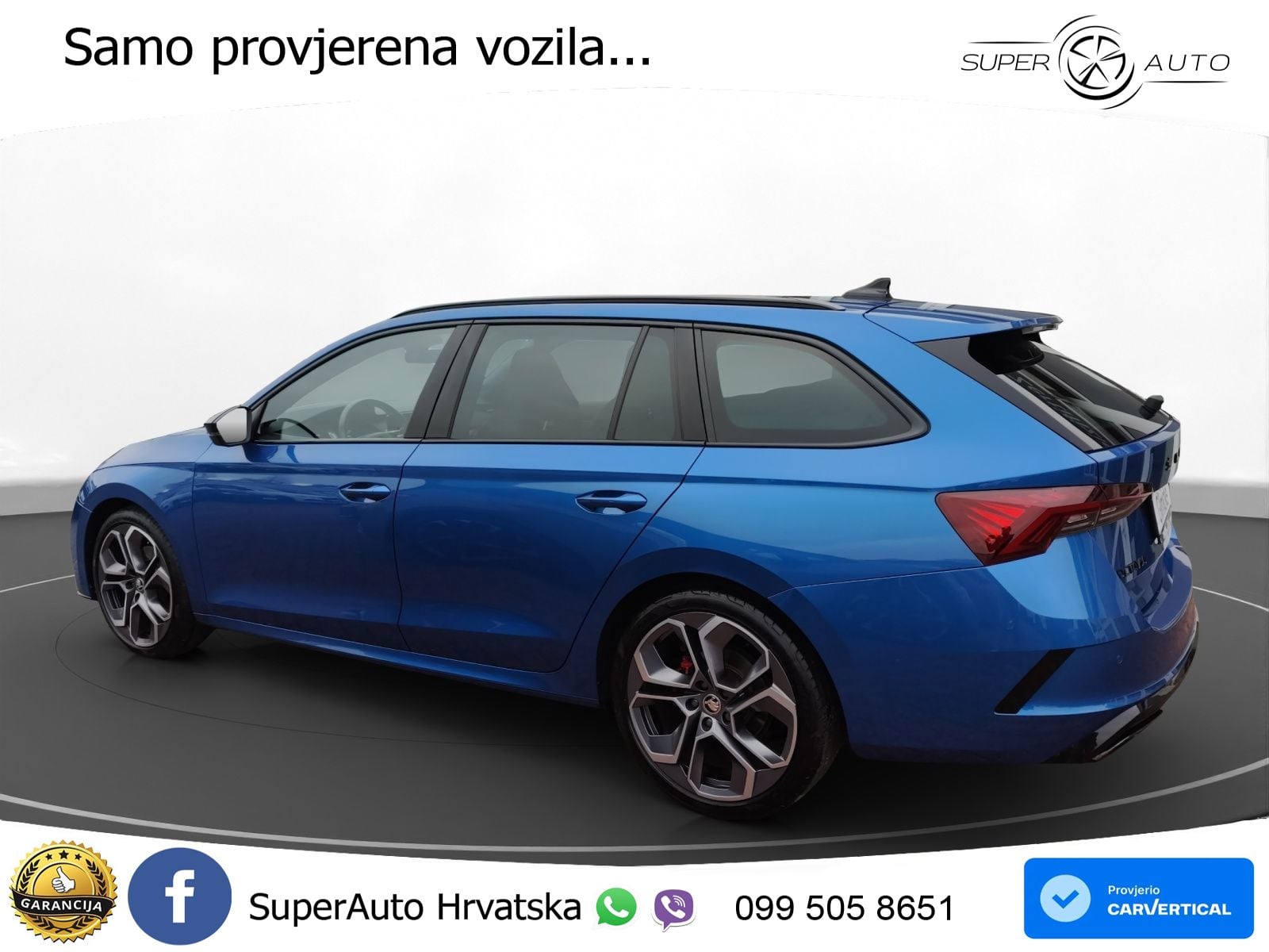Škoda Octavia Combi RS 2.0 TDI (200 KS) DSG LED+GR SJED+ACC
