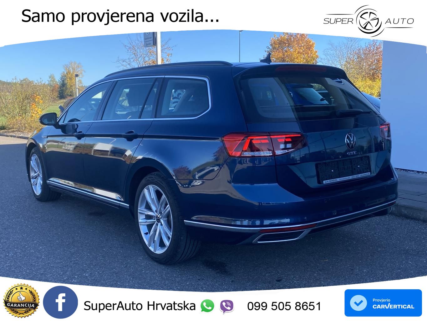 Volkswagen Passat Variant GTE 1.4 TSI (218 KS) DSG LED+GR SJED+ACC