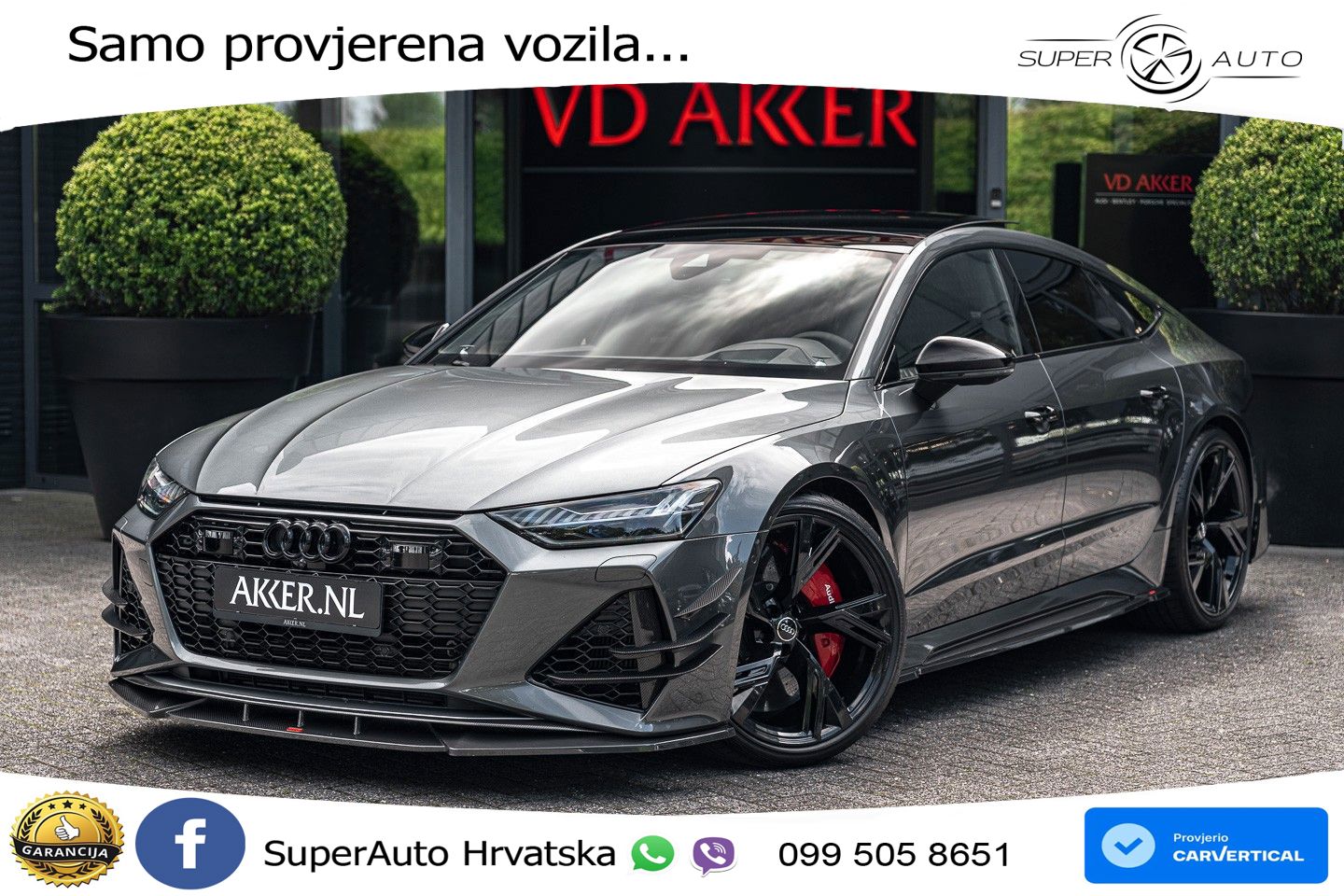 Audi RS7 4.0 TFSI V8 (600 KS) quattro tiptronic LED+GR SJED+ACC