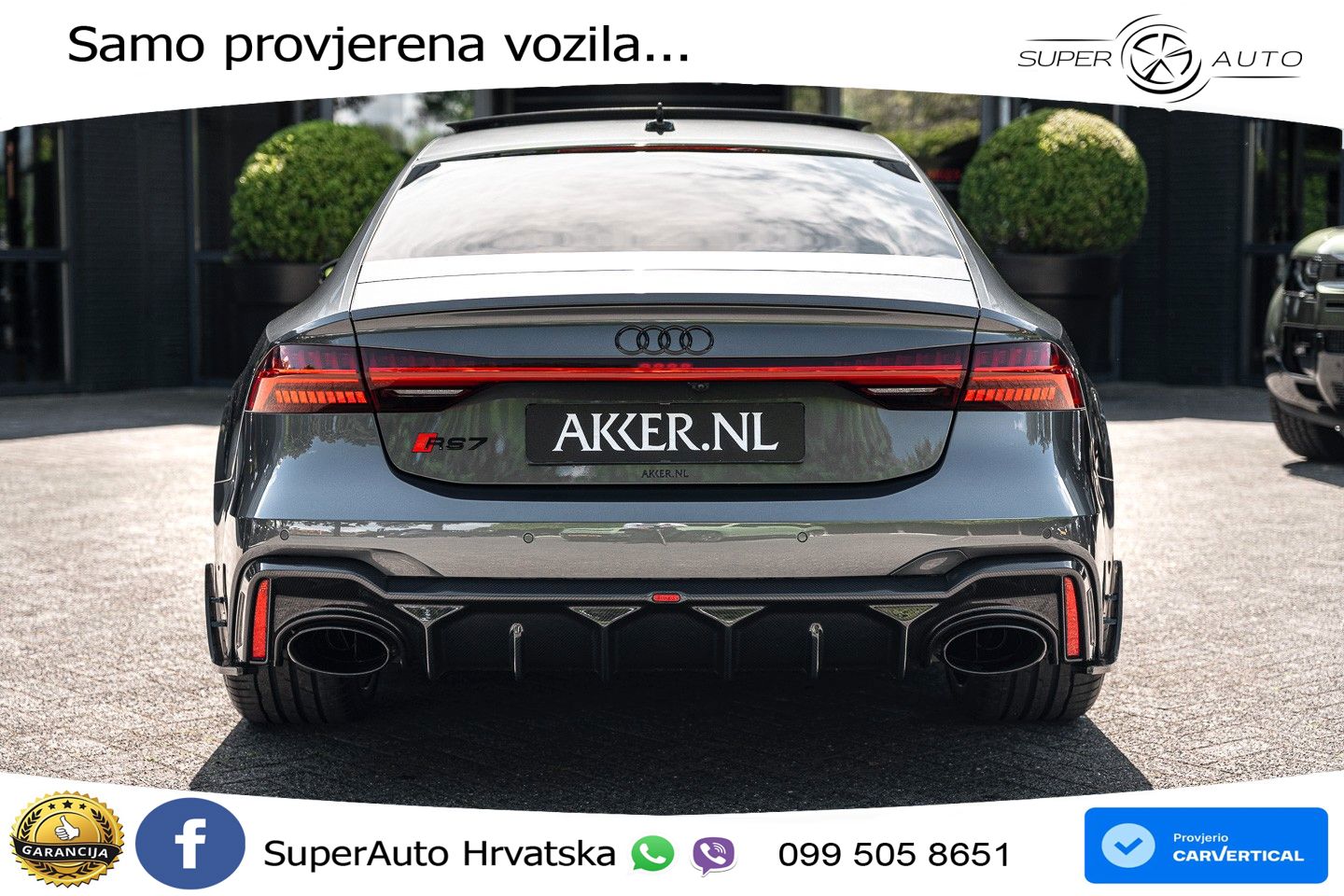 Audi RS7 4.0 TFSI V8 (600 KS) quattro tiptronic LED+GR SJED+ACC