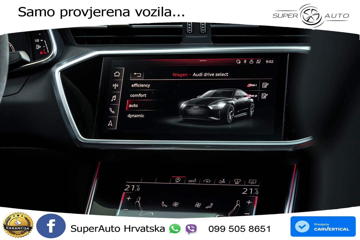 Audi RS7 4.0 TFSI V8 (600 KS) quattro tiptronic LED+GR SJED+ACC
