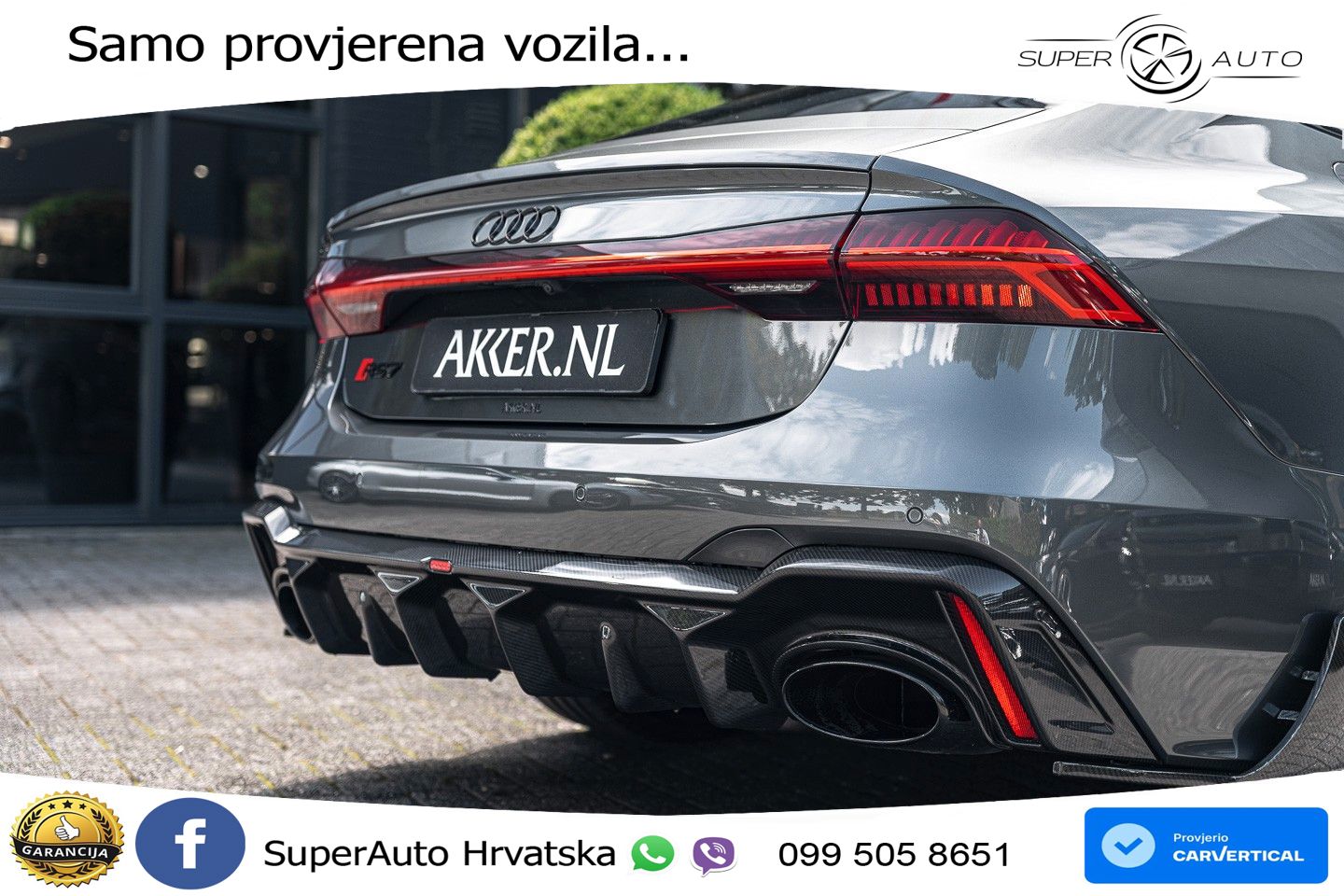 Audi RS7 4.0 TFSI V8 (600 KS) quattro tiptronic LED+GR SJED+ACC