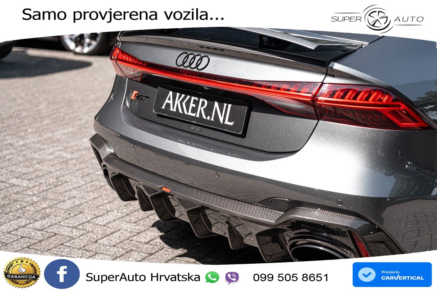 Audi RS7 4.0 TFSI V8 (600 KS) quattro tiptronic LED+GR SJED+ACC
