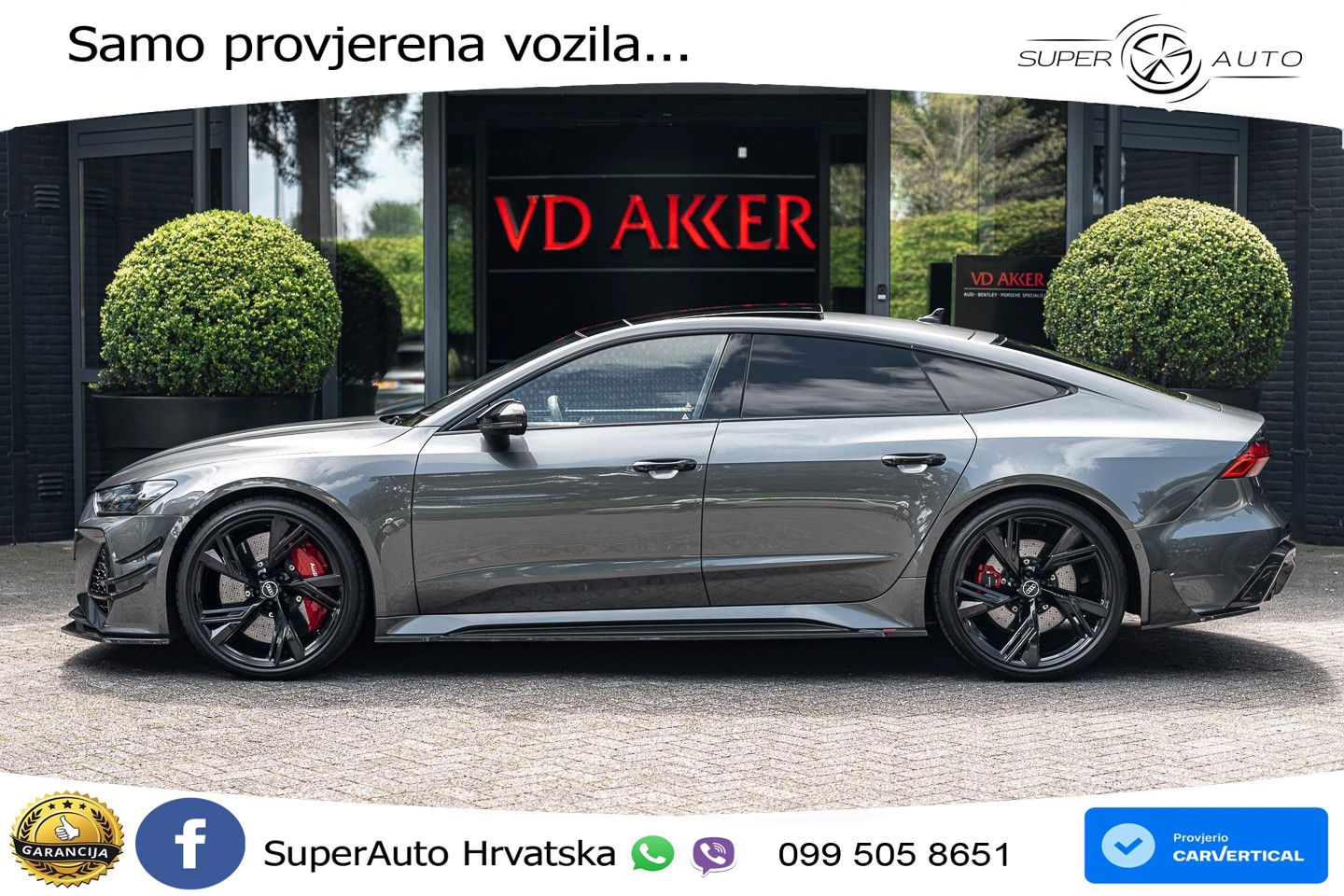 Audi RS7 4.0 TFSI V8 (600 KS) quattro tiptronic LED+GR SJED+ACC