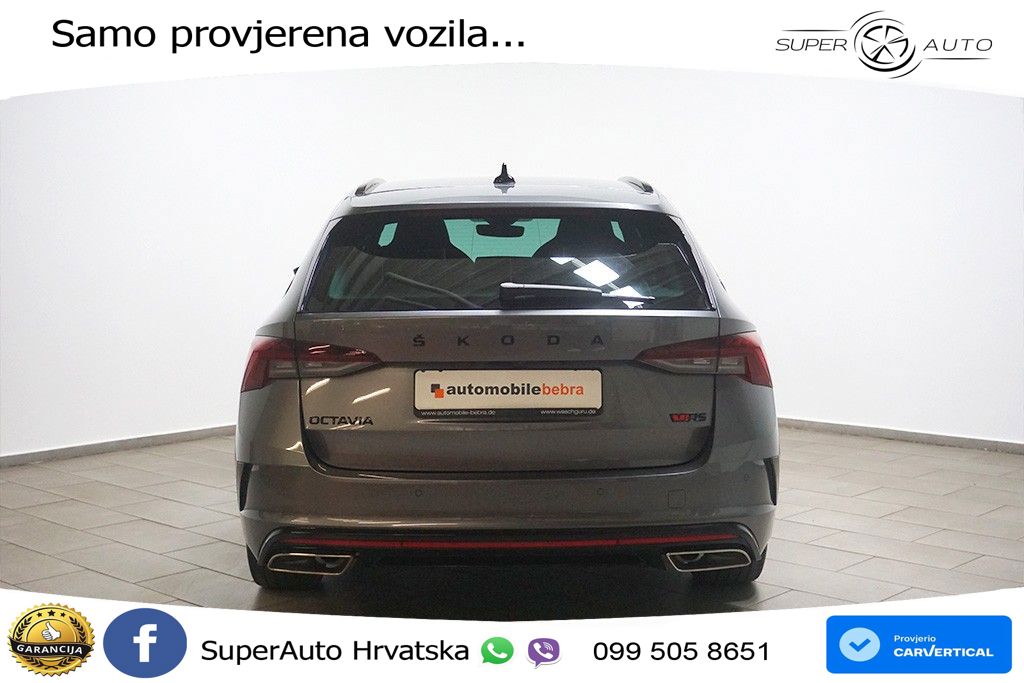 Škoda Octavia Combi RS 2.0 TSI (245 KS) DSG LED+GR SJED+ACC