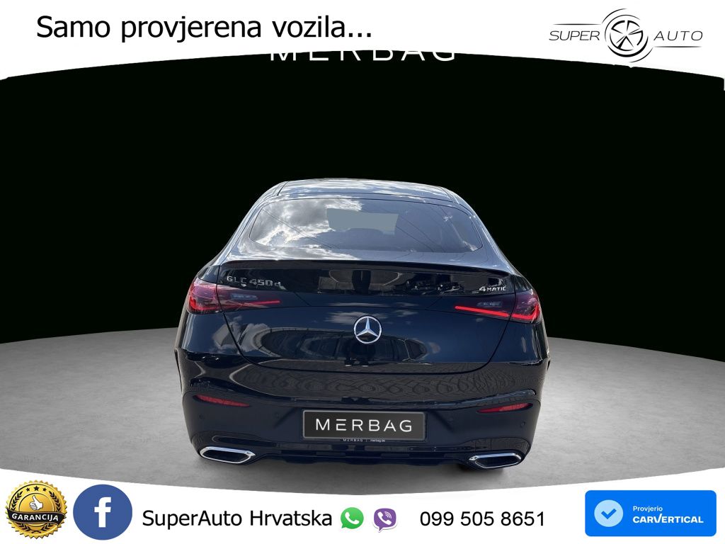 Mercedes GLC Coupe 450d (367 KS) 4MATIC 9G-TRONIC AMG ACC+HEAD+GR SJED+360+PANO
