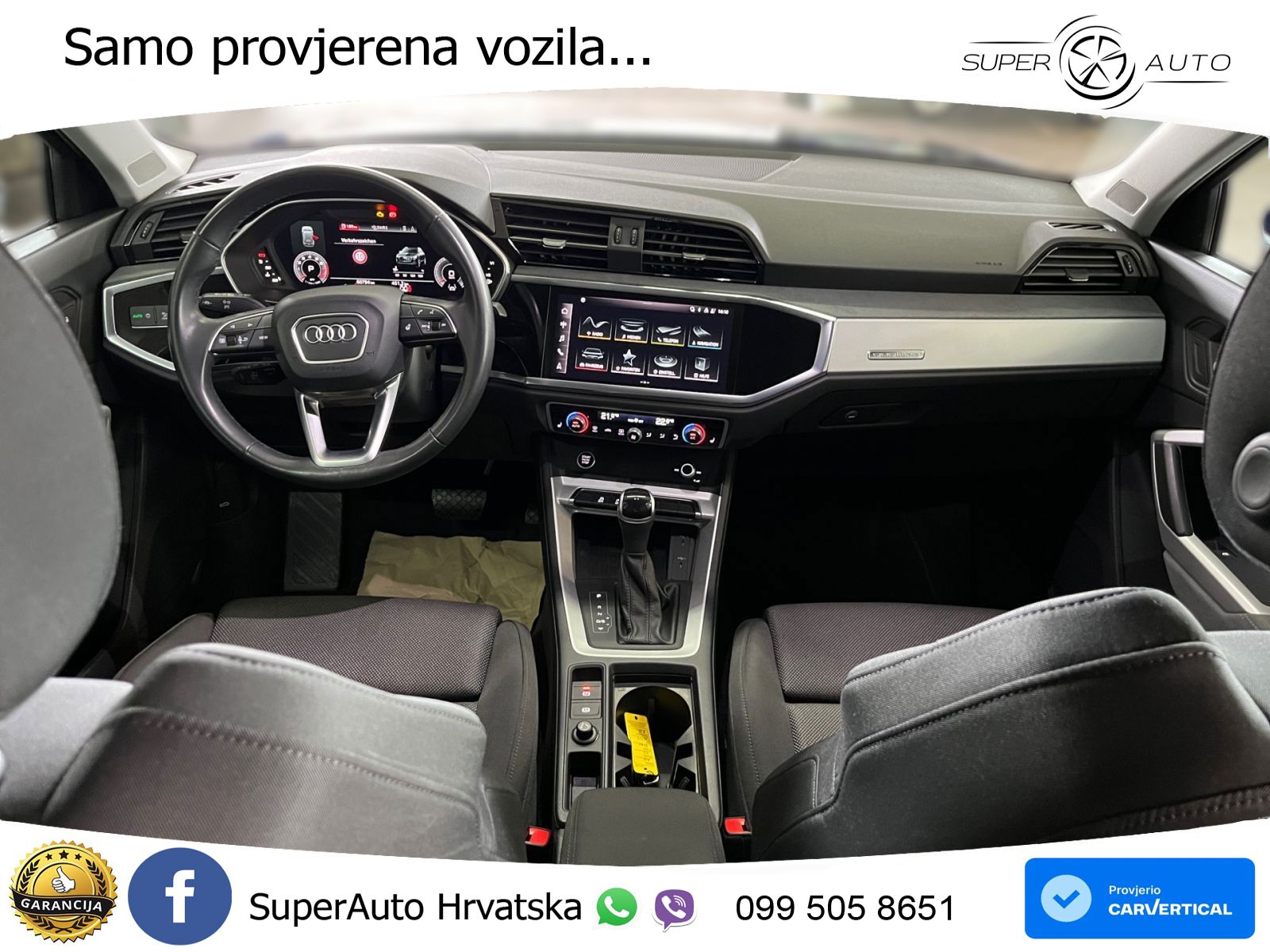 Audi Q3 40 TFSI (190 KS) quattro S tronic advanced LED+GR SJED+ACC